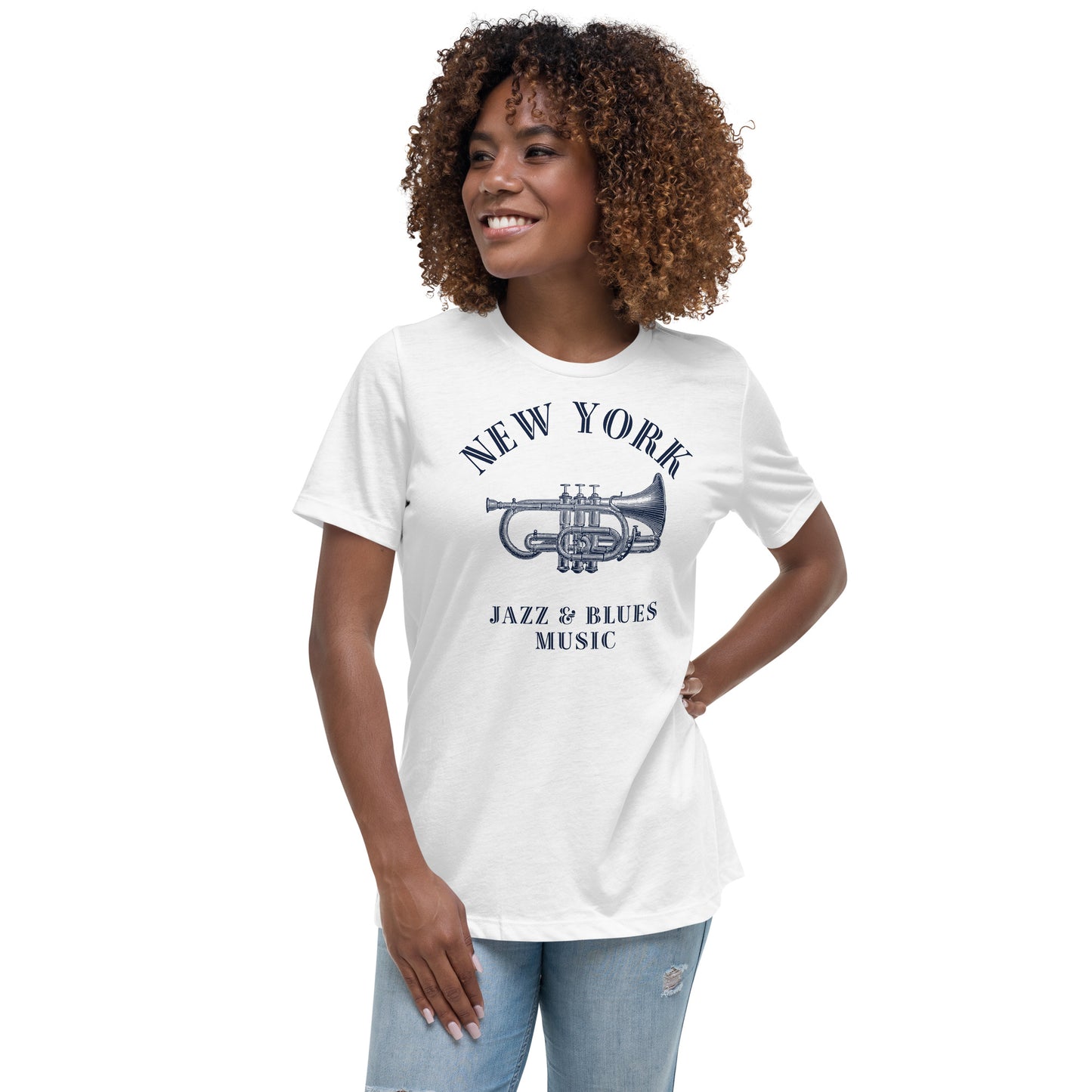 New York Women's Relaxed T-Shirt - Activewear Well