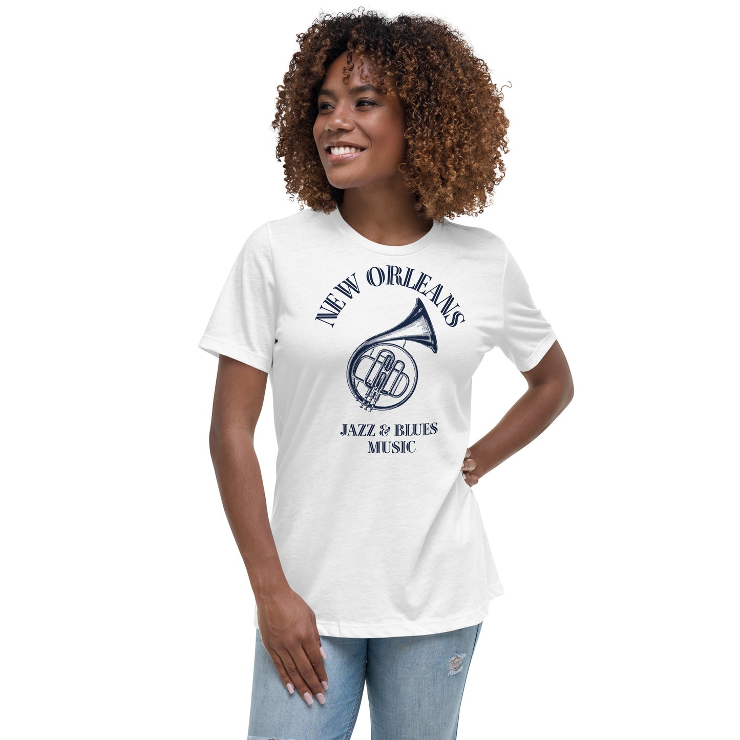 New Orleans MusicWomen's Relaxed T-Shirt - Activewear Well