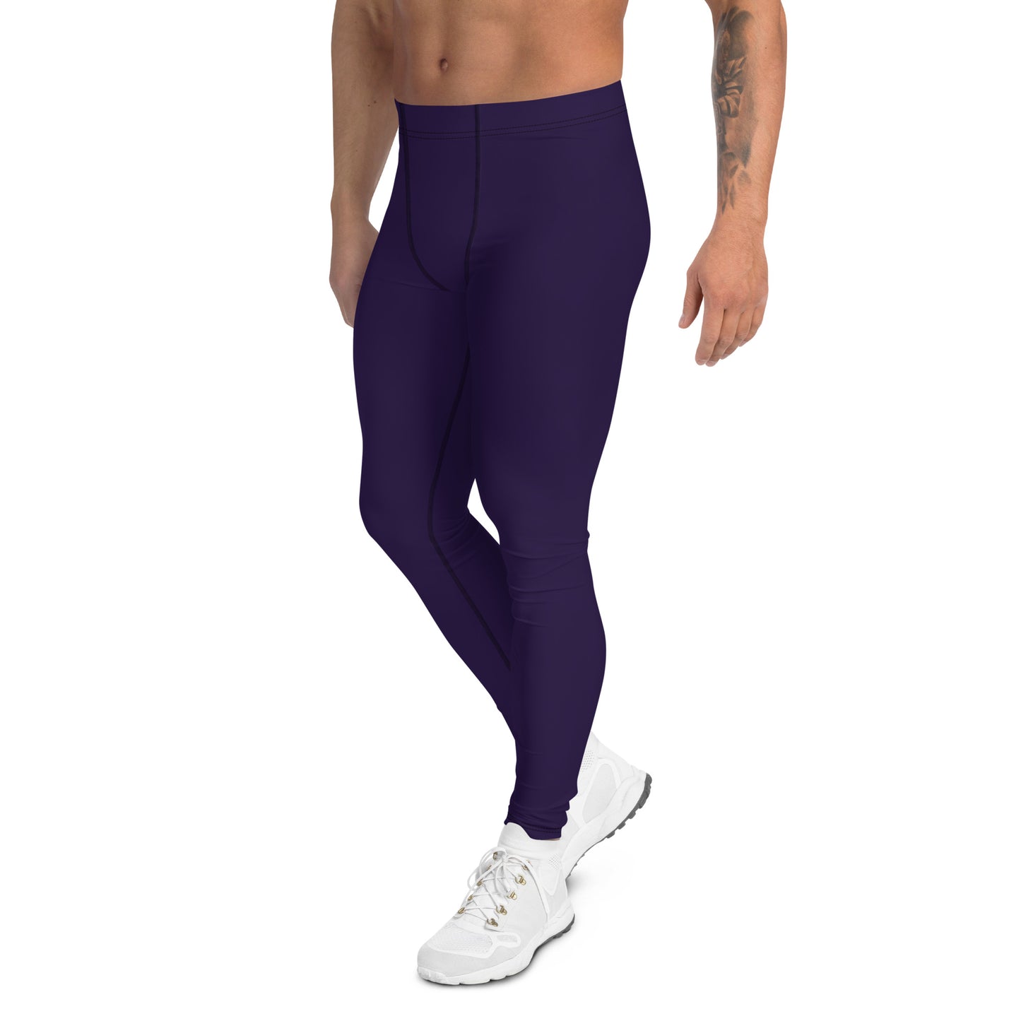 Men's Dark Purple Leggings