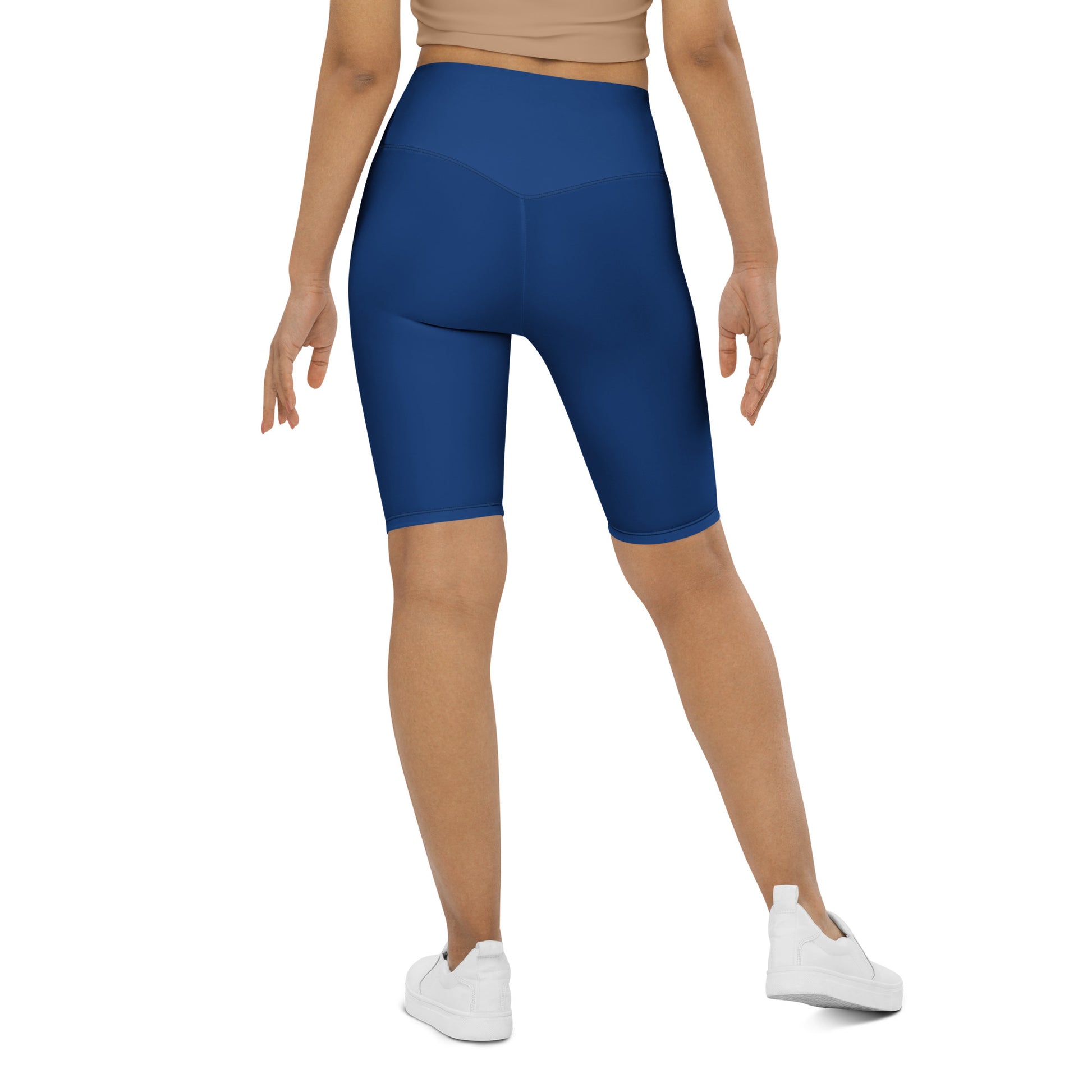 Royal Blue High-Rise Biker Shorts - Activewear Well
