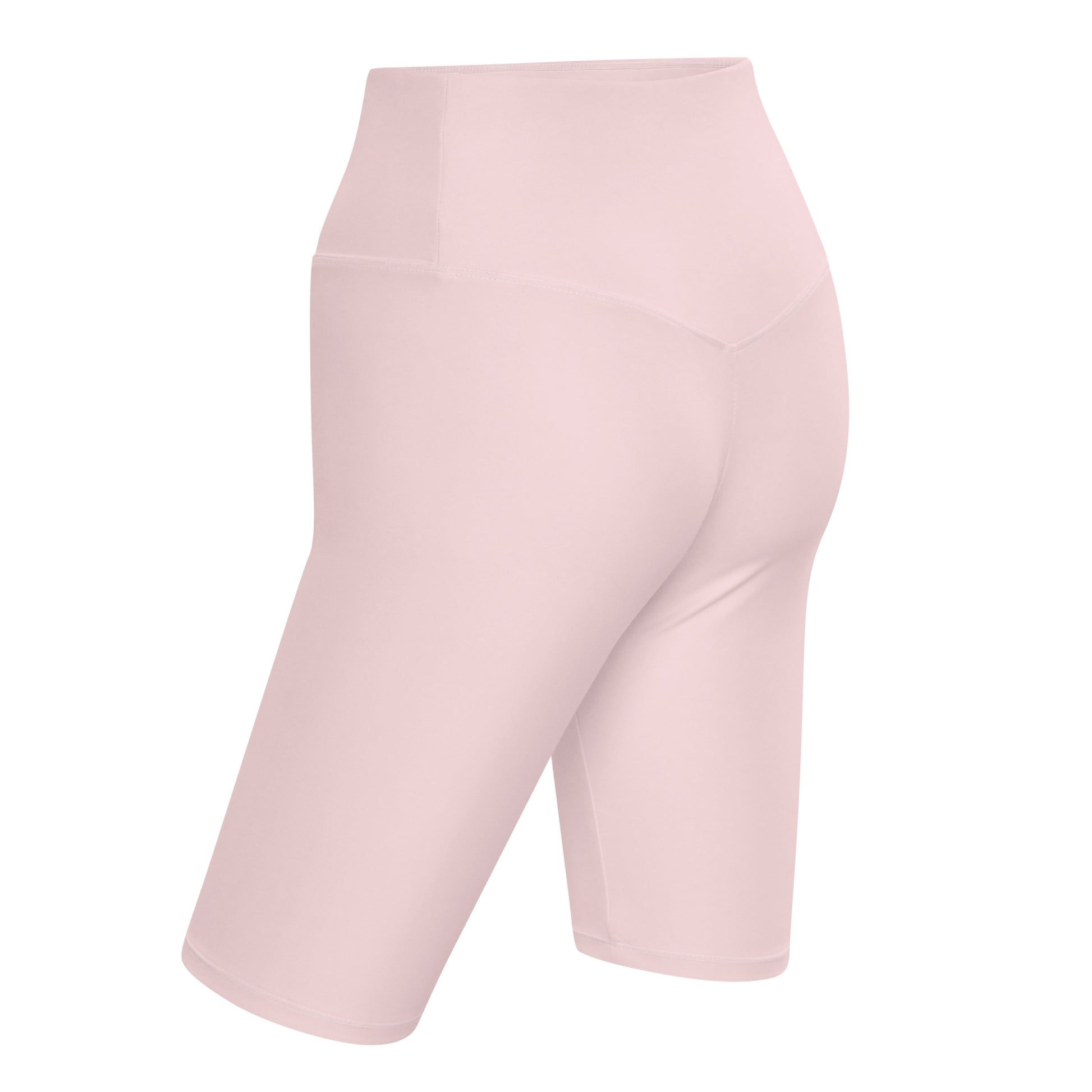Pastel Pink High-Rise Biker Shorts - Activewear Well