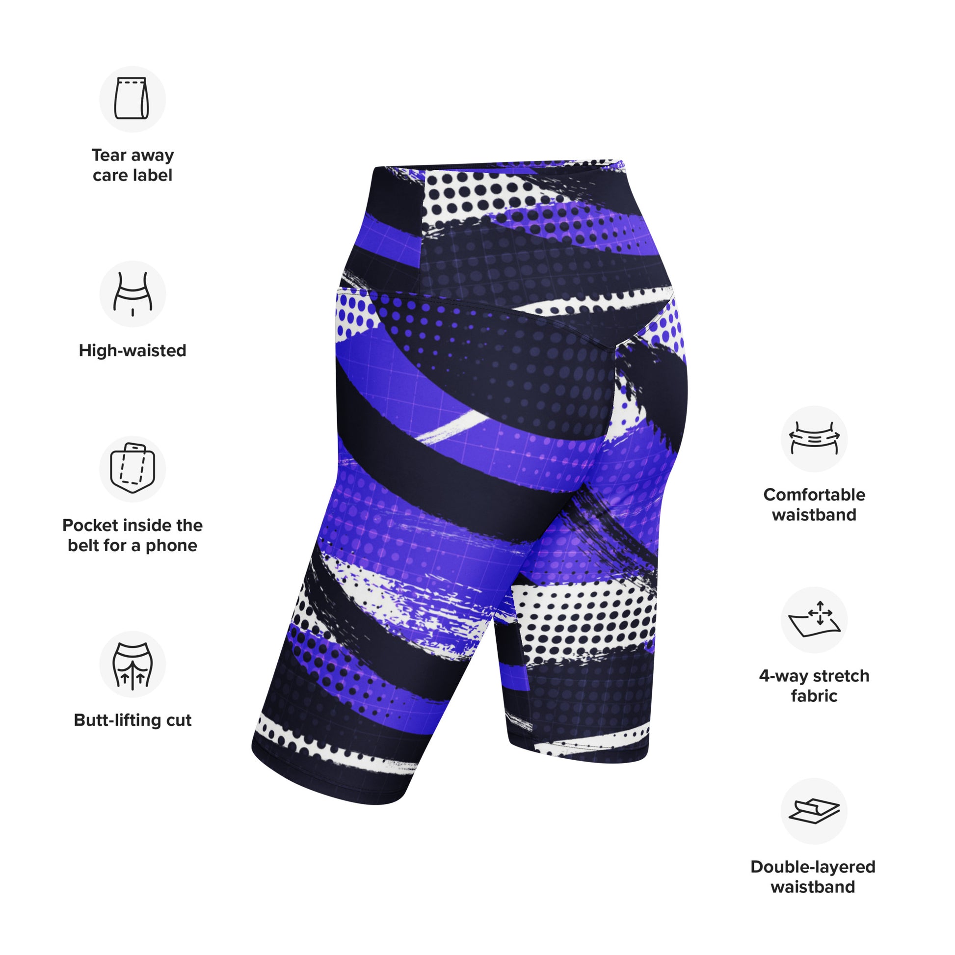 Claire High-Rise Biker Shorts - Activewear Well