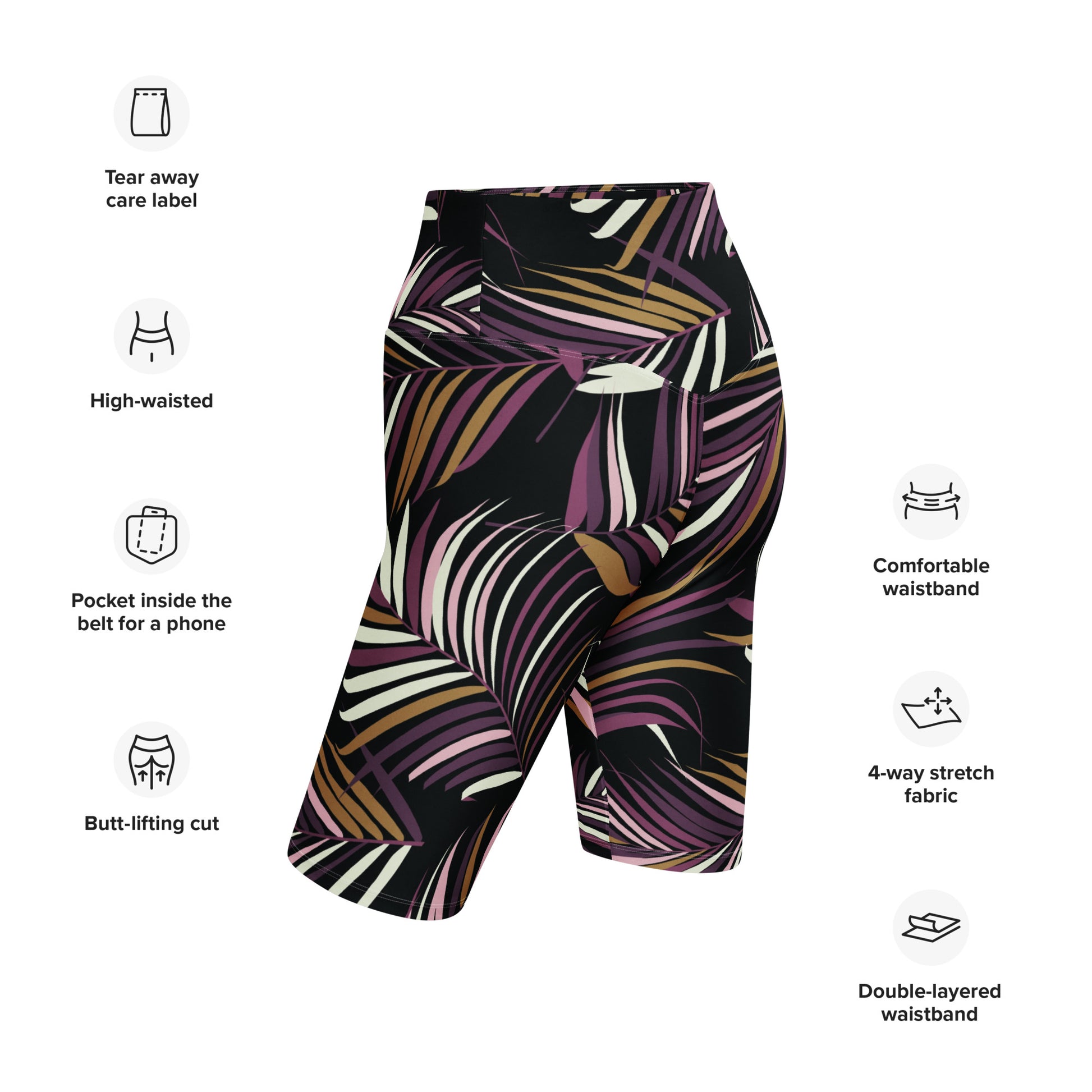 Jasmine High-Rise Biker Shorts - Activewear Well