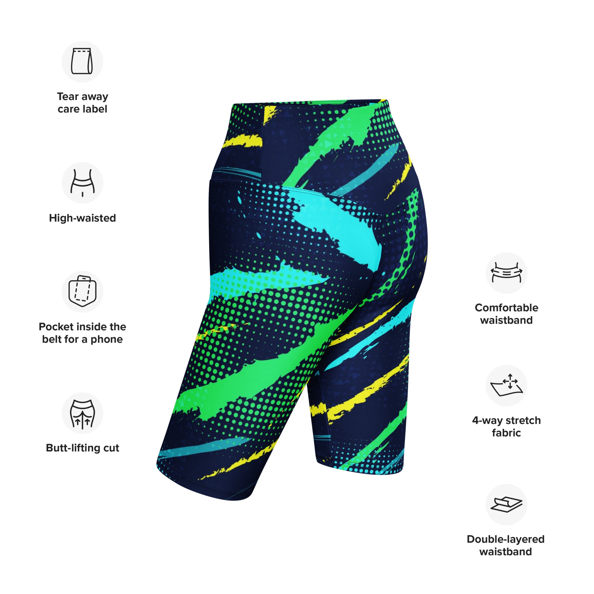 Leslie High-Rise Biker Shorts - Activewear Well