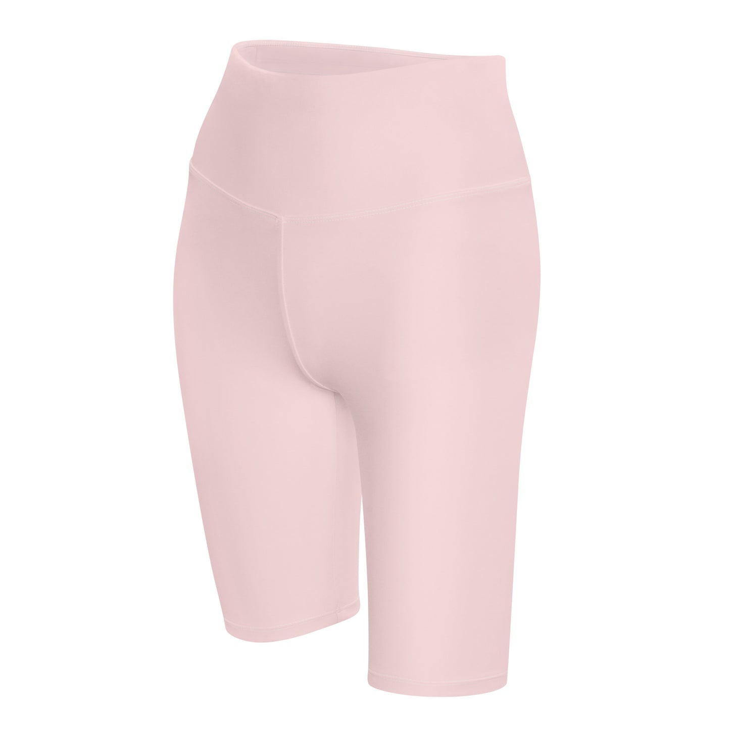 Pastel Pink High-Rise Biker Shorts - Activewear Well