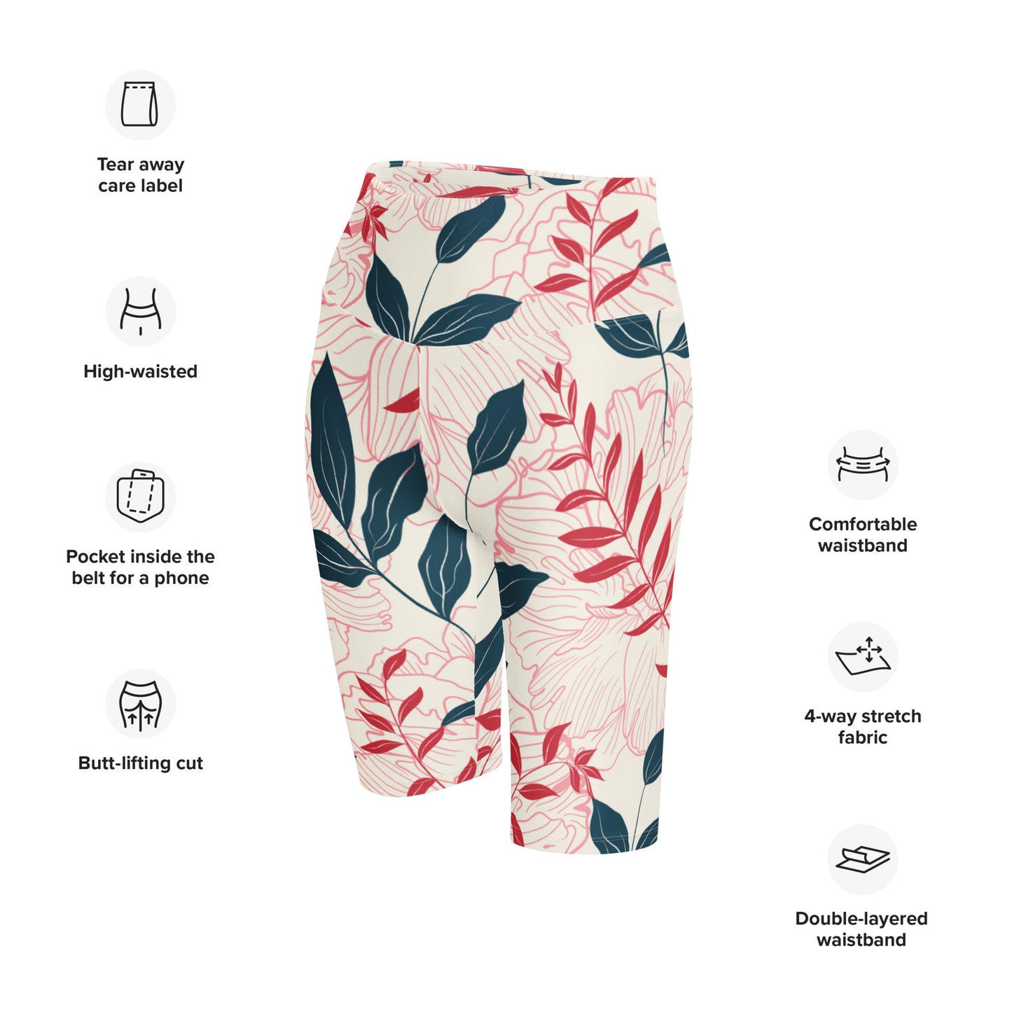 Victoria High-Rise Biker Shorts - Activewear Well