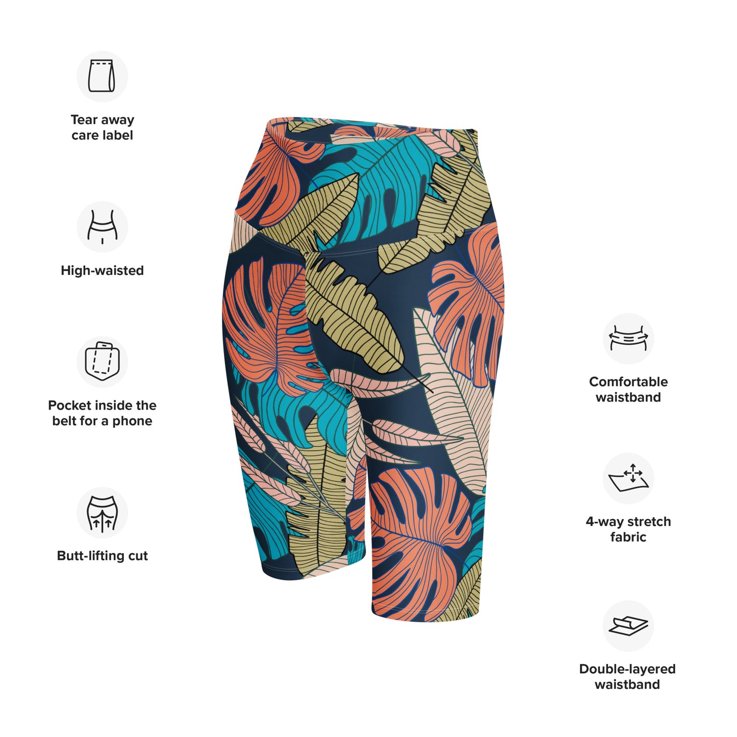 Mary High-Rise Biker Shorts - Activewear Well
