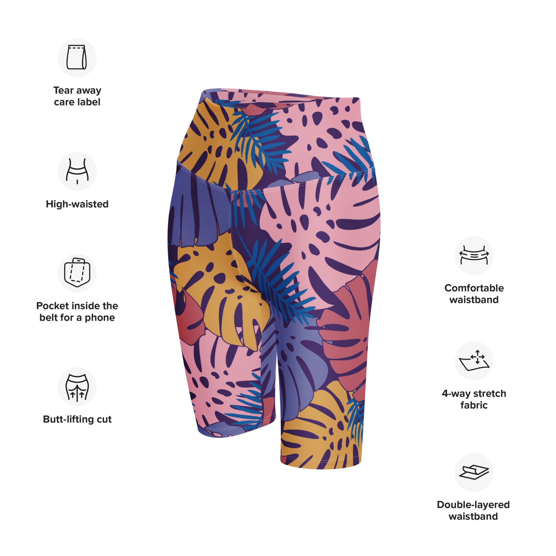 Angelina High-Rise Biker Shorts - Activewear Well