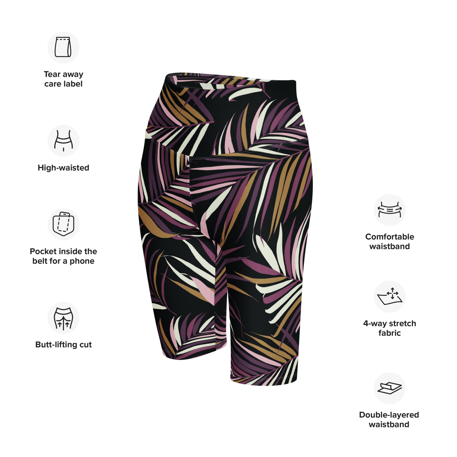 Jasmine High-Rise Biker Shorts - Activewear Well