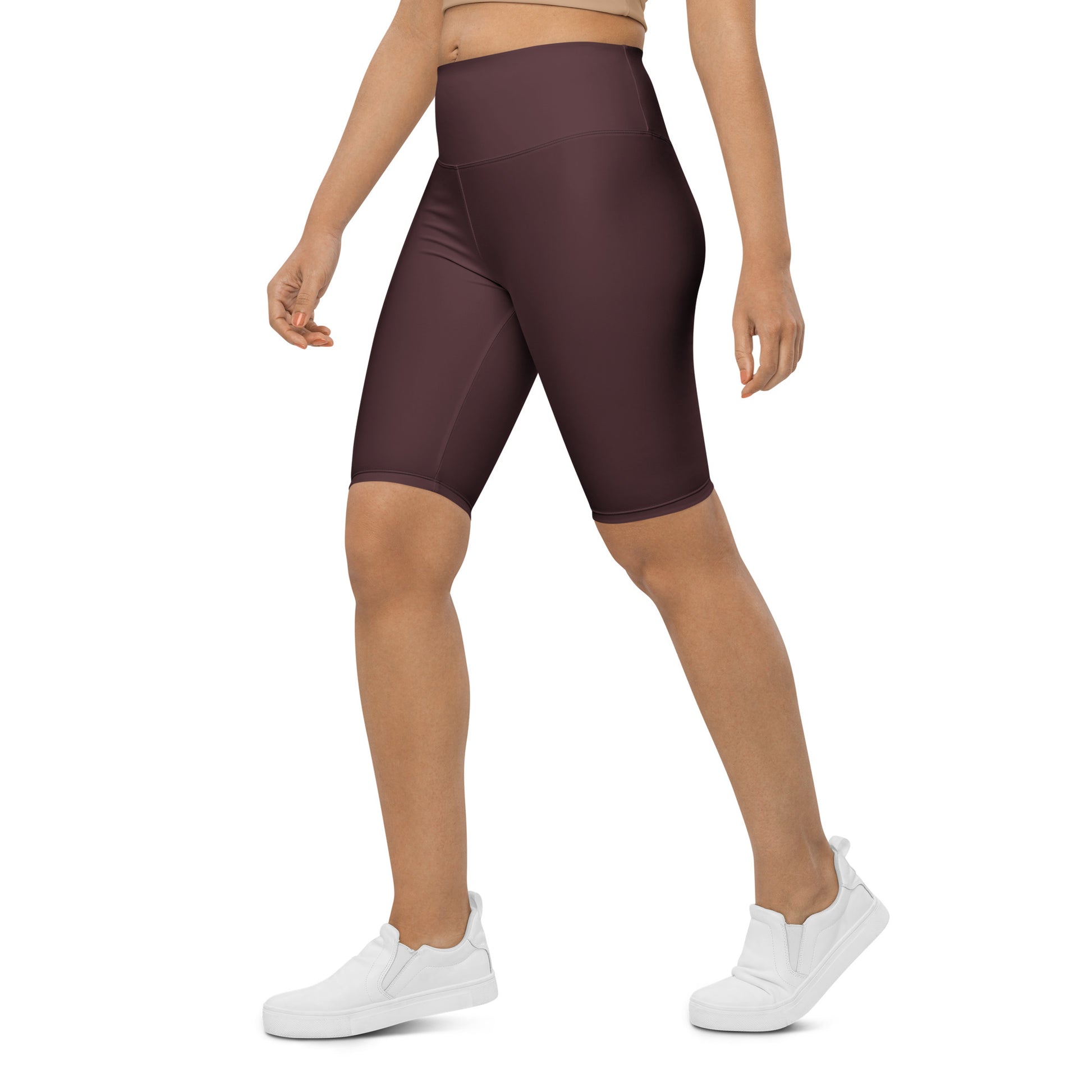 Espresso High-Rise Biker Shorts - Activewear Well