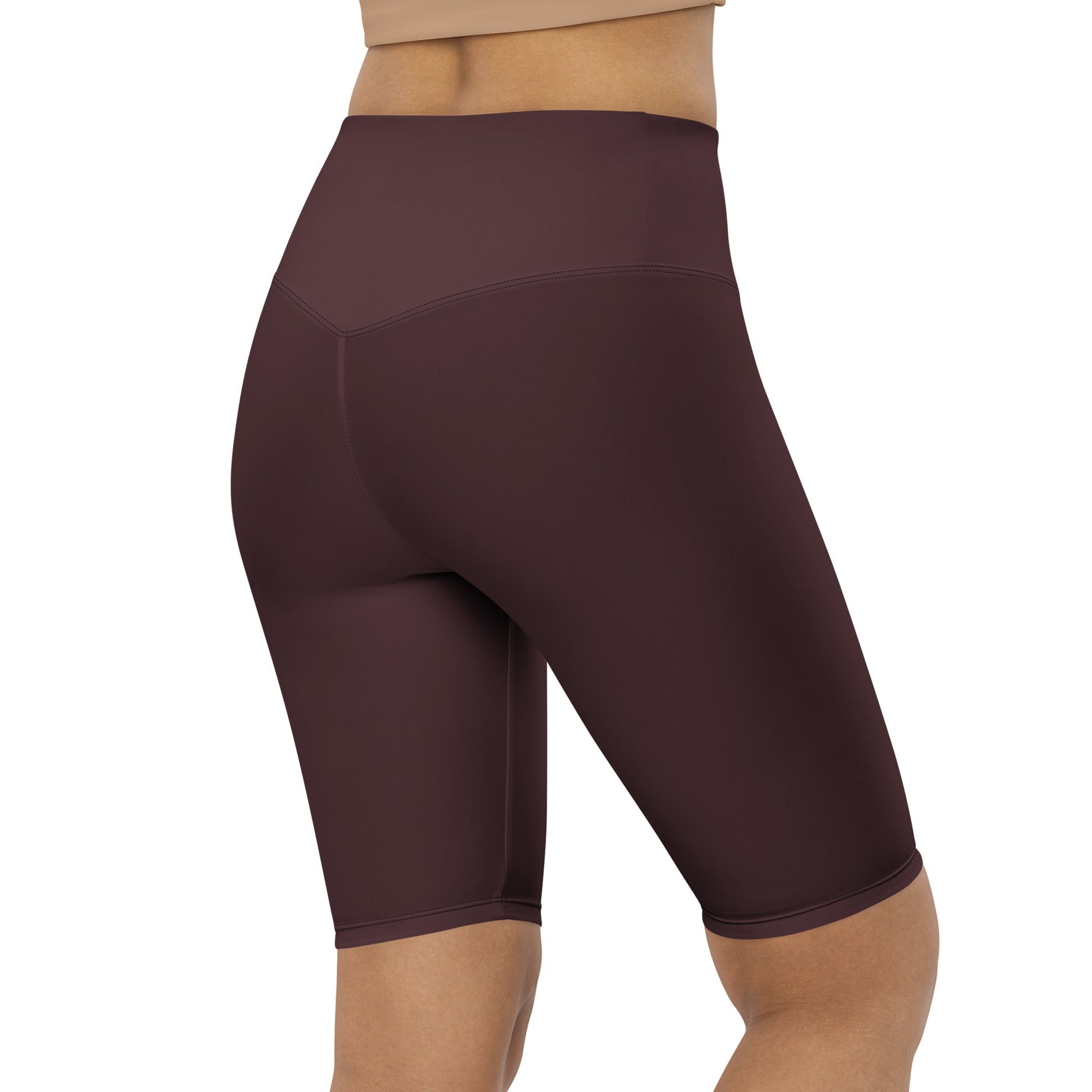 Espresso High-Rise Biker Shorts - Activewear Well