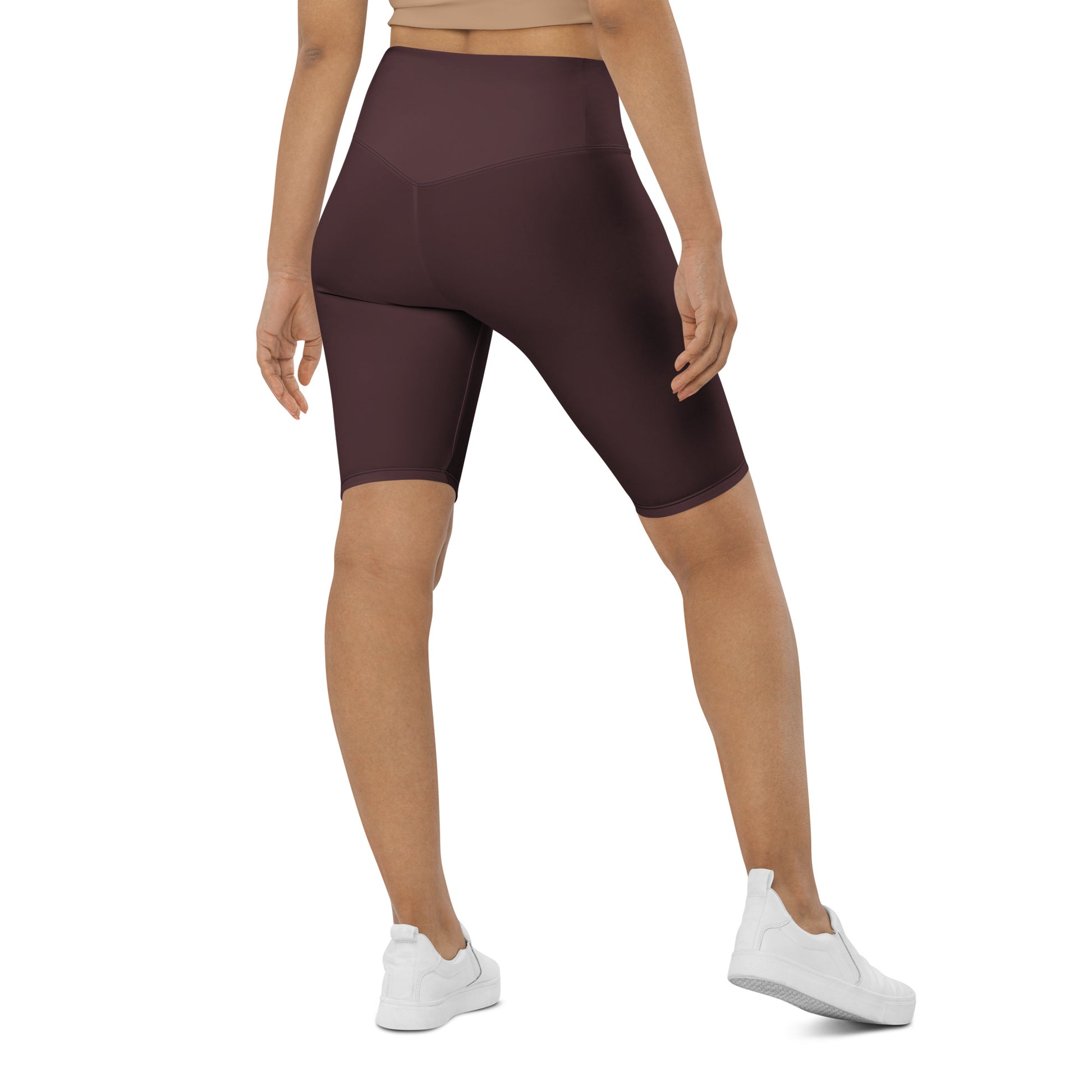 Espresso High-Rise Biker Shorts - Activewear Well
