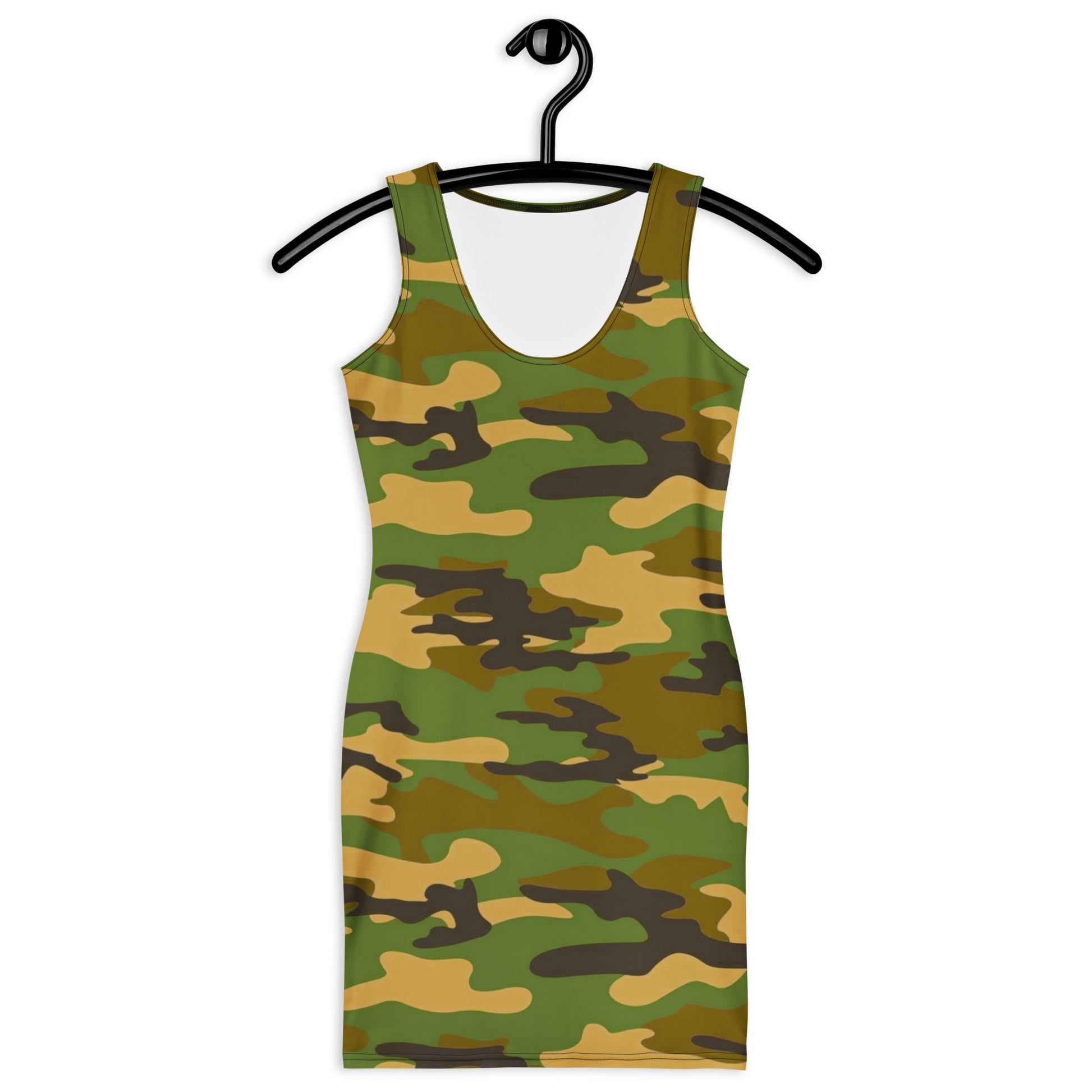 camo print bodycon dress BrickBlack - Spaghetti Strap Camo Print Mini Bodycon Dress