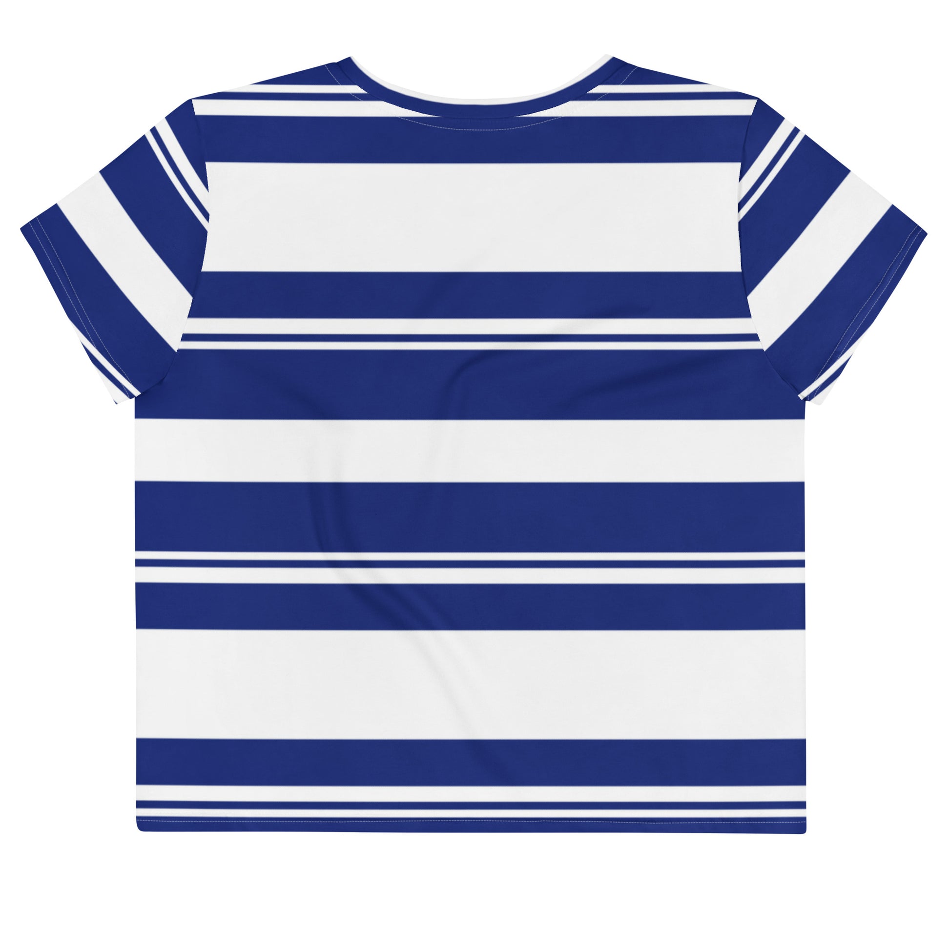 Women's Striped Crop Tee - Activewear Well