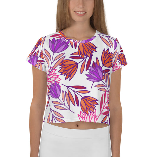 Sharon Crop Tee - Activewear Well