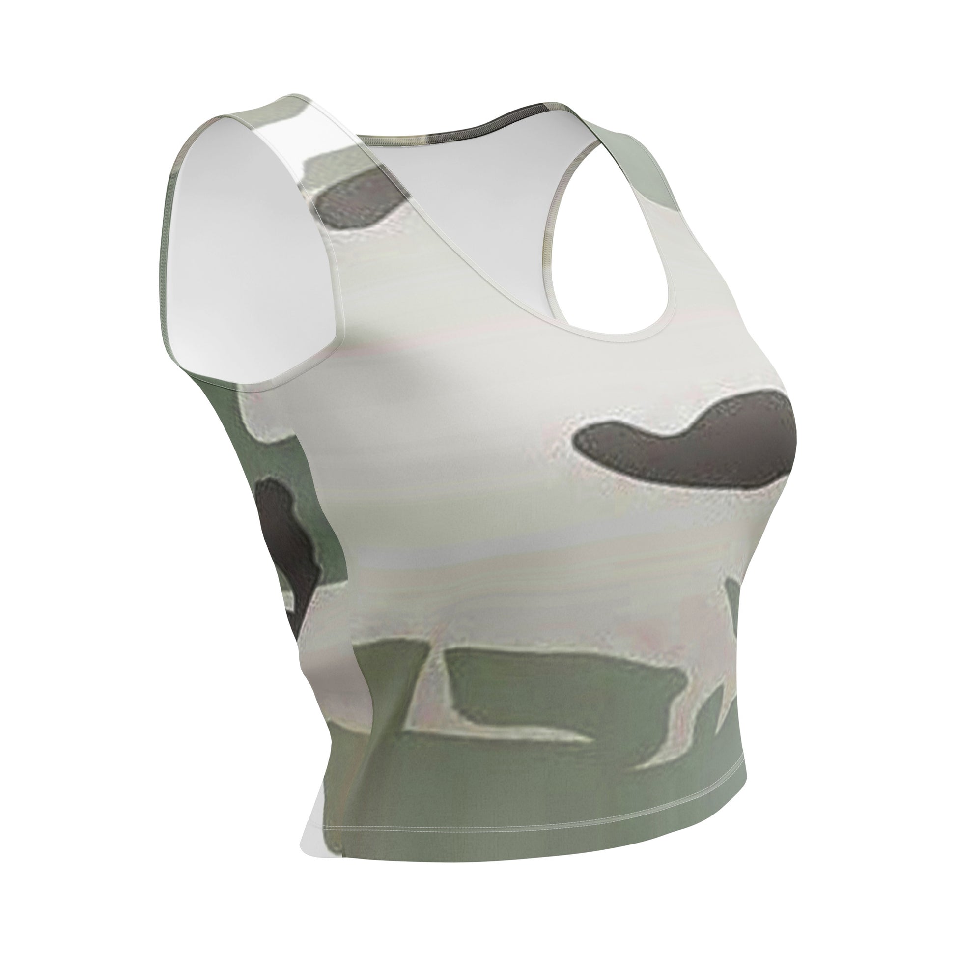 Desert Camo Crop Top - Activewear Well