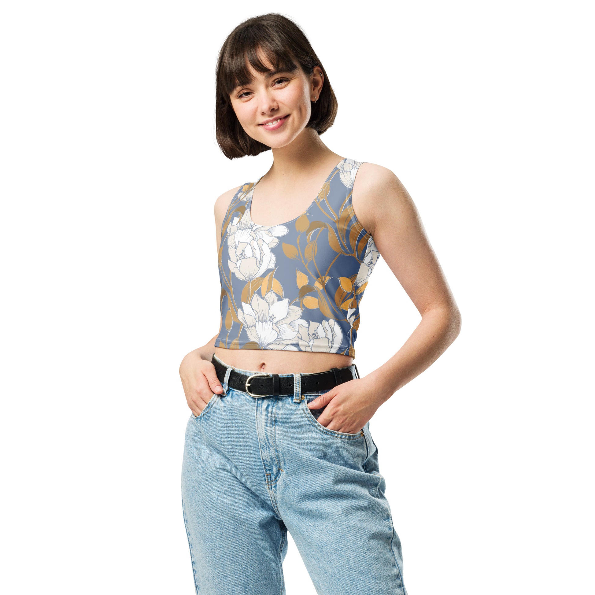 Kristen Athletic Crop Top - Activewear Well