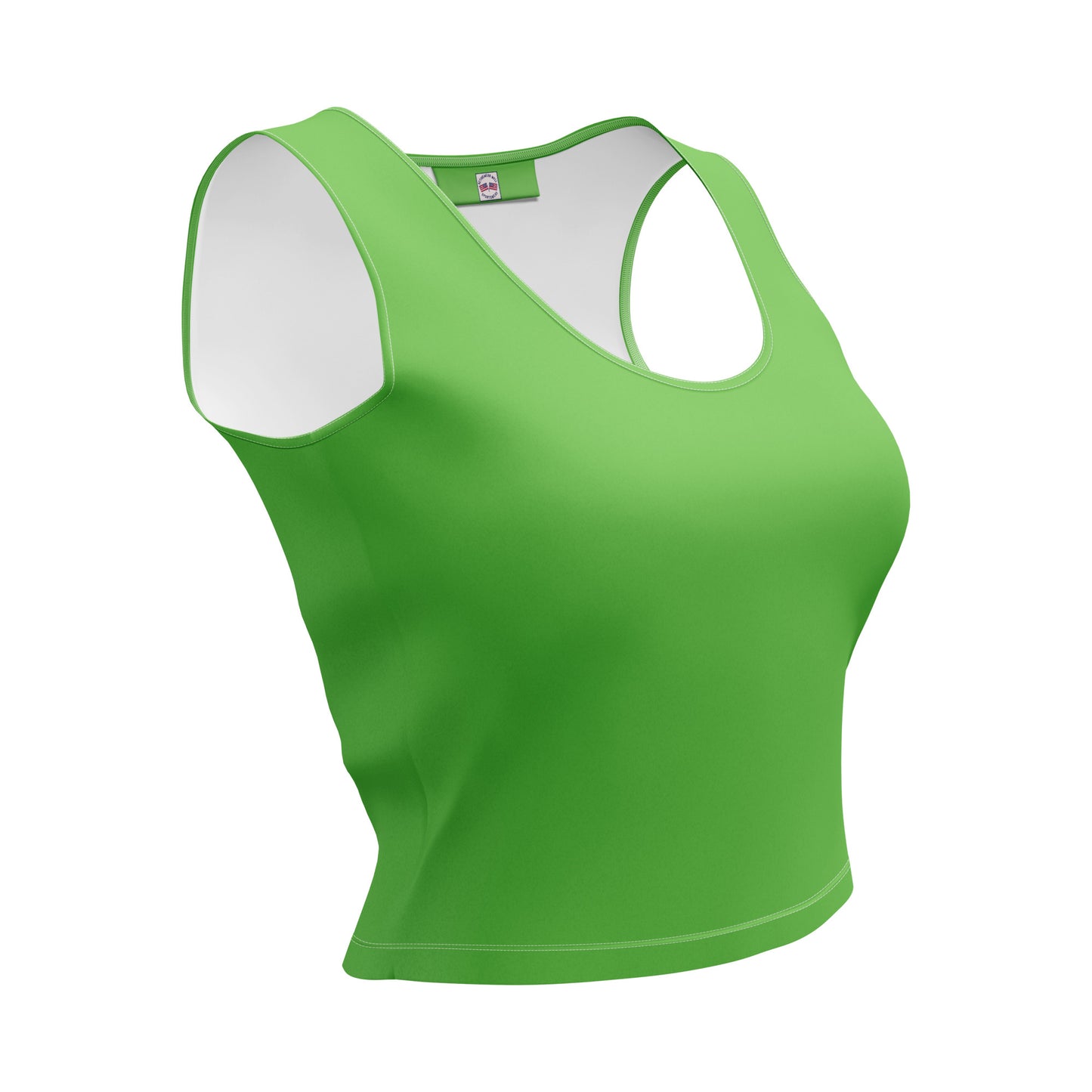 Kelly Green Crop Top - Activewear Well