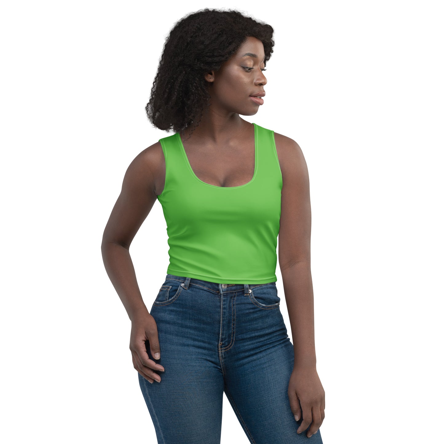 Kelly Green Crop Top - Activewear Well