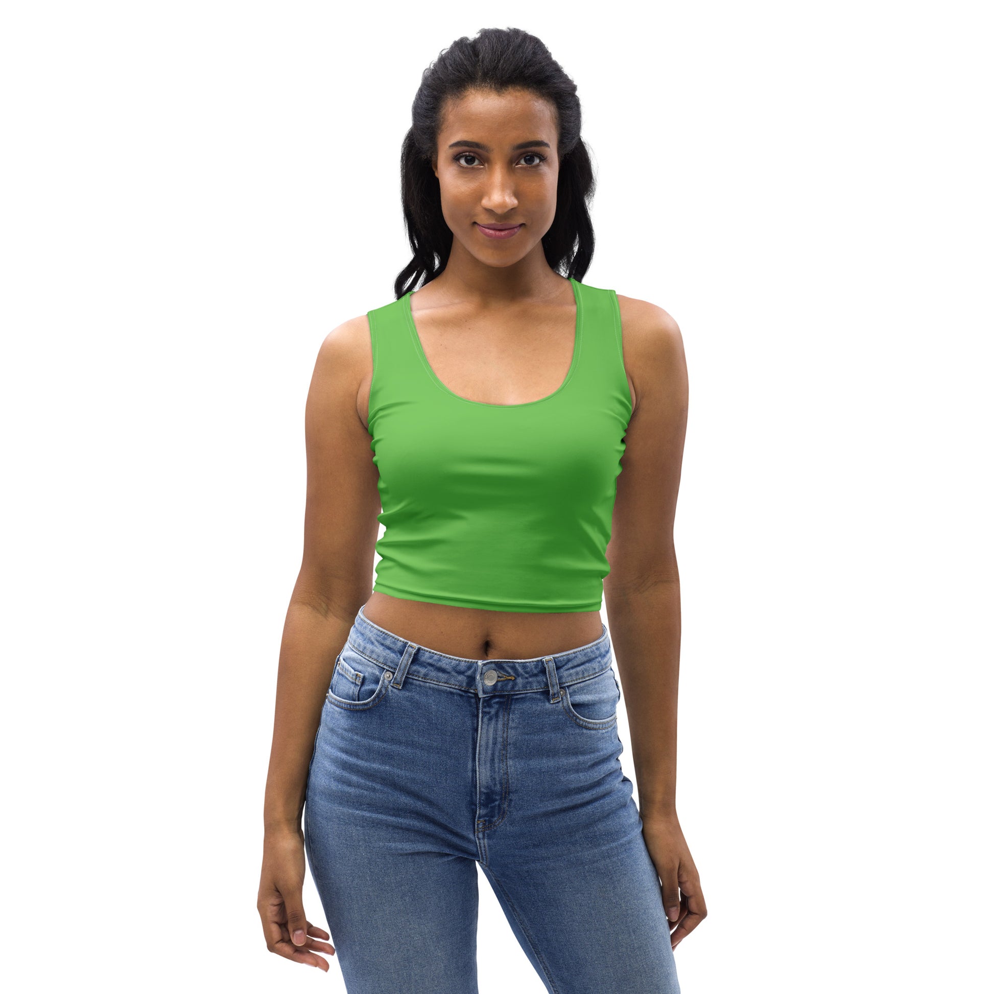 Kelly Green Crop Top - Activewear Well