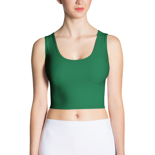 Green Crop Top - Activewear Well