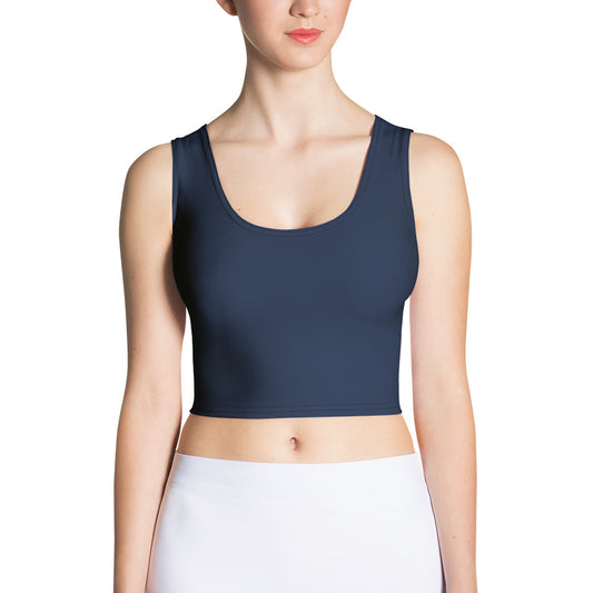Navy Crop Top - Activewear Well