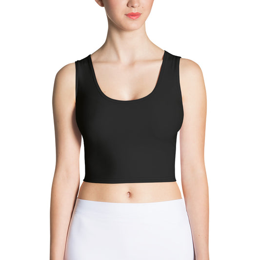 Black Crop Top - Activewear Well