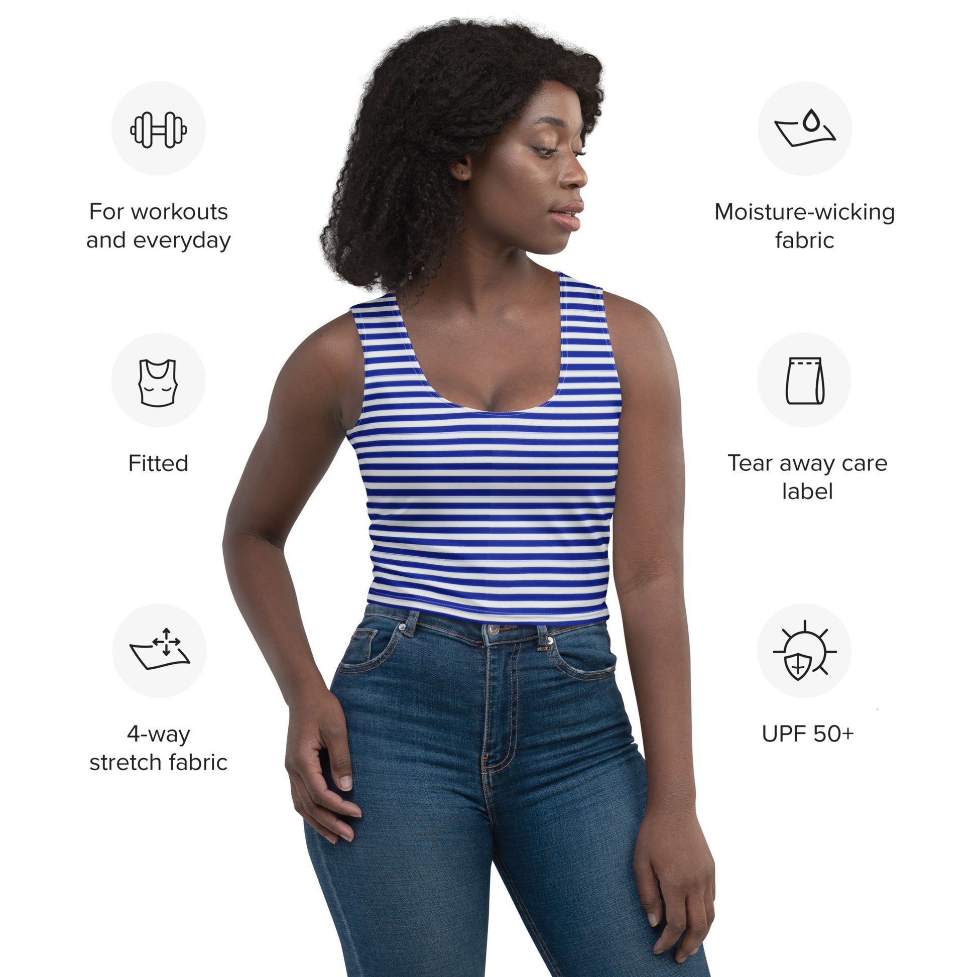 Tessa Athletic Crop Top - Activewear Well