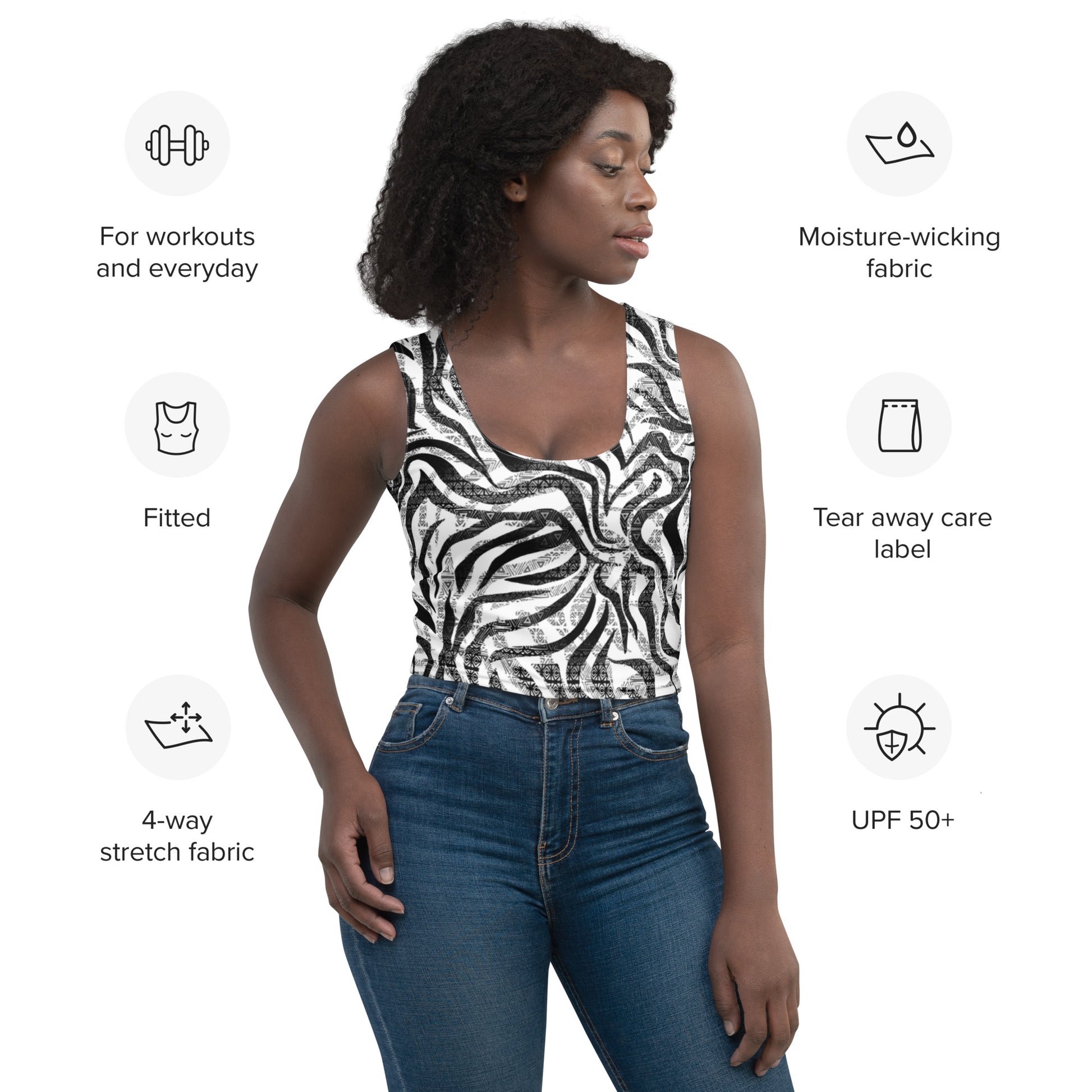 Tiffany Crop Top - Activewear Well