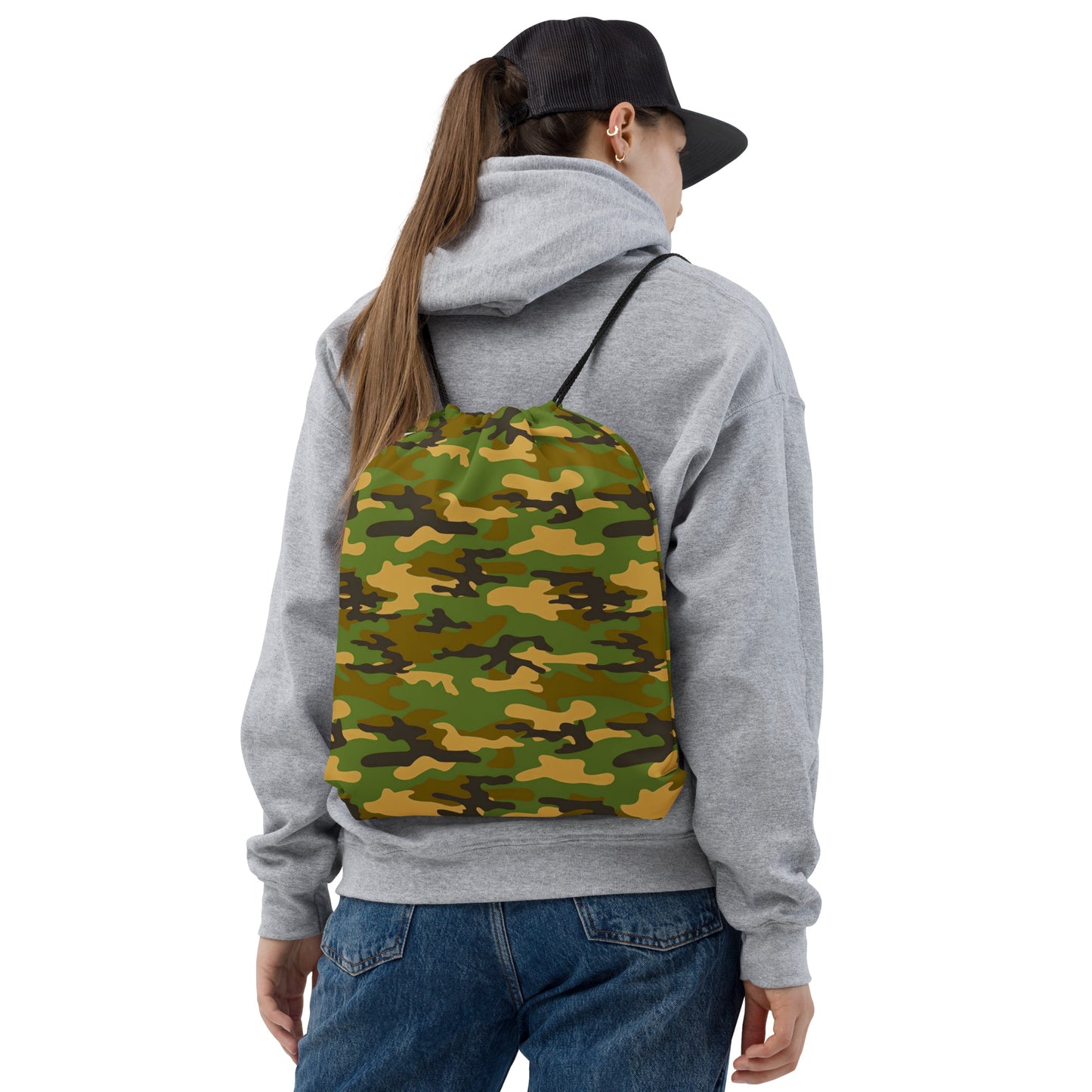 Camo Drawstring Bag - Activewear Well