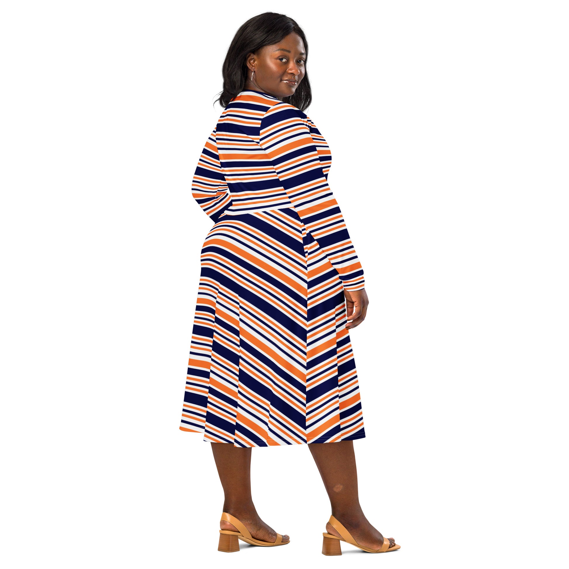Riley Long Sleeve Midi Dress - Activewear Well