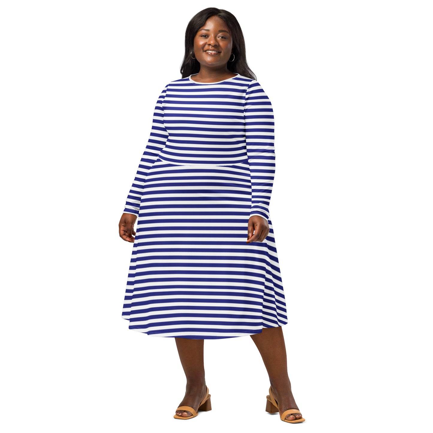 Tessa Long Sleeve Midi Dress - Activewear Well