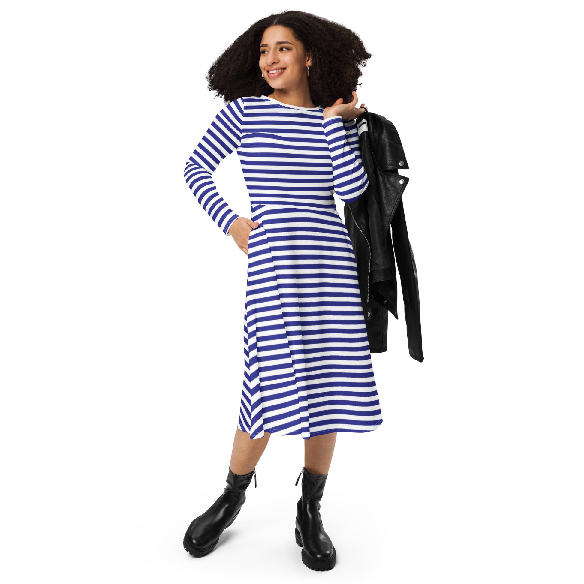 Tessa Long Sleeve Midi Dress - Activewear Well