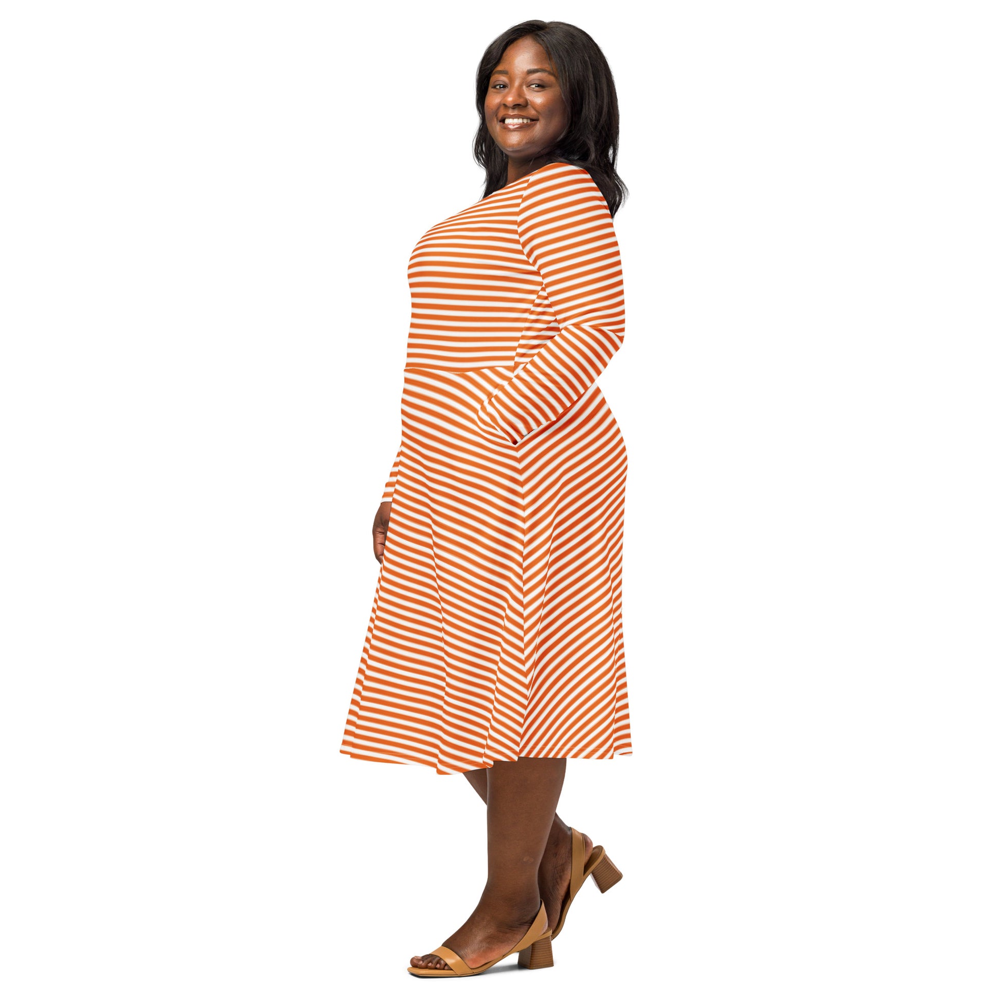 Jenna Long Sleeve Midi Dress - Activewear Well