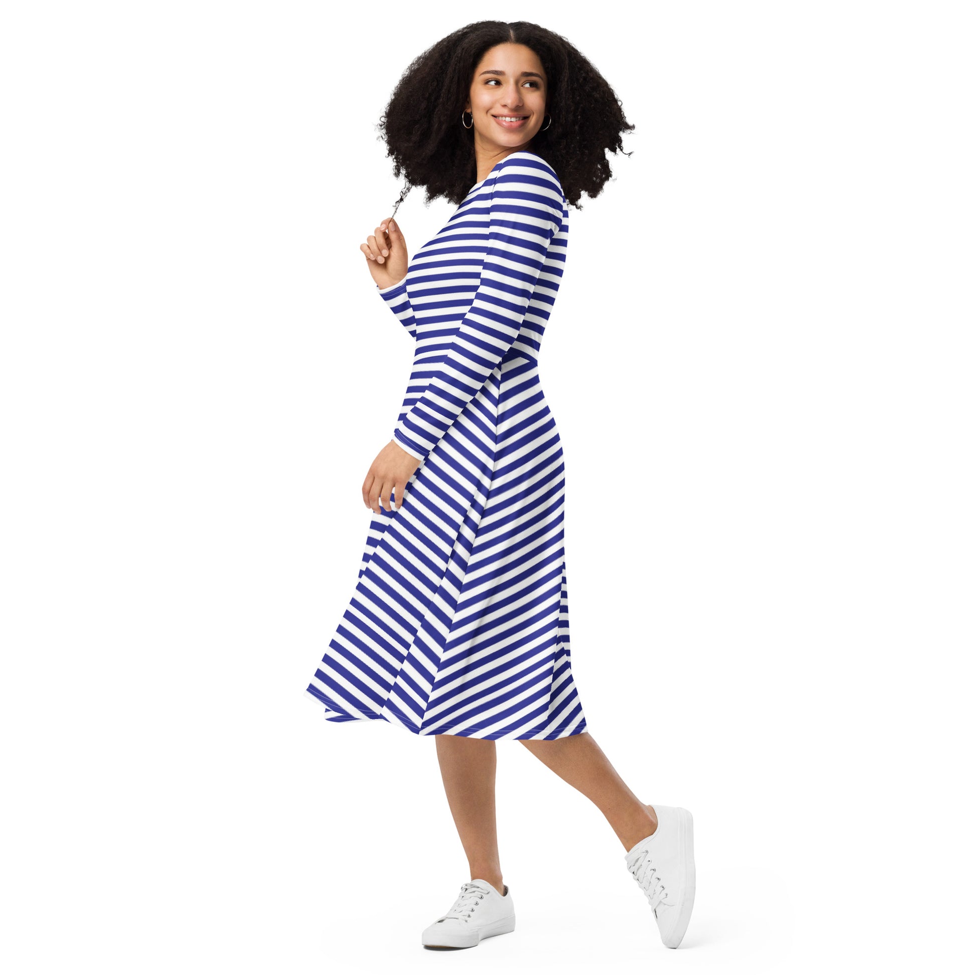 Tessa Long Sleeve Midi Dress - Activewear Well