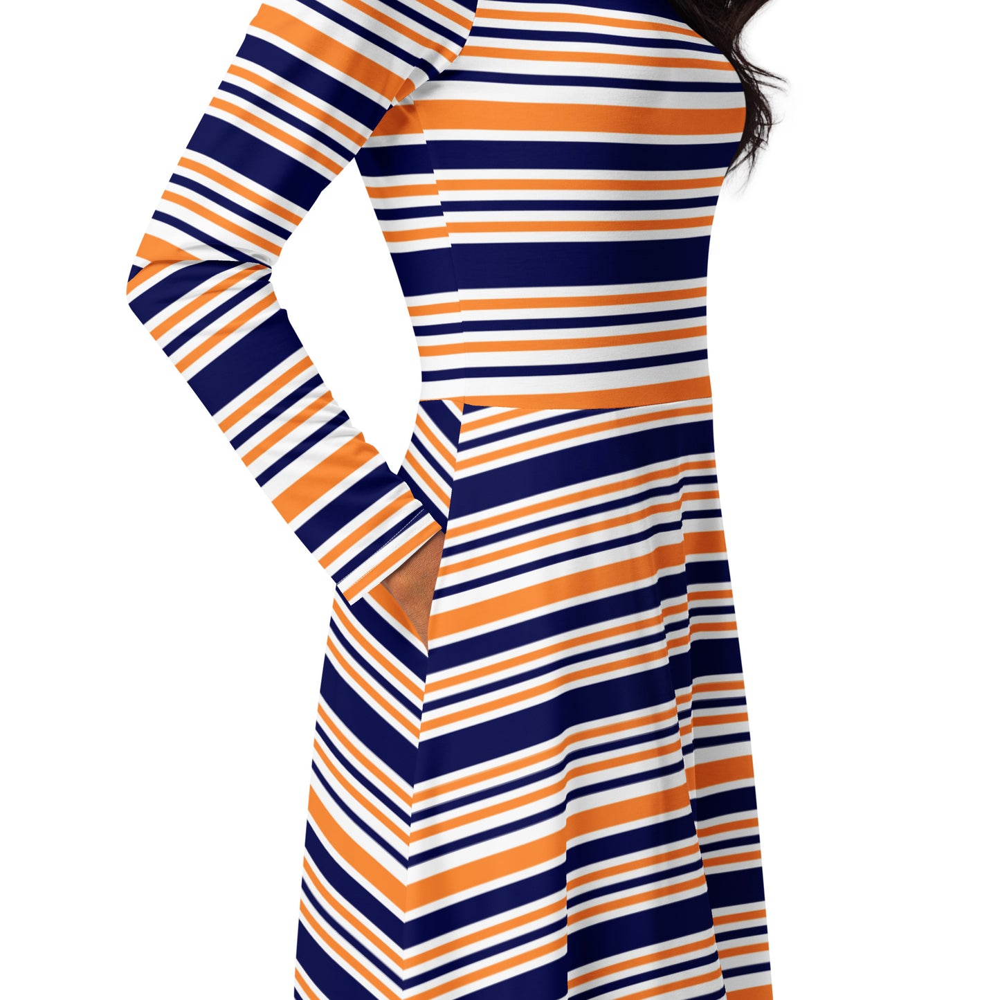 Riley Long Sleeve Midi Dress - Activewear Well