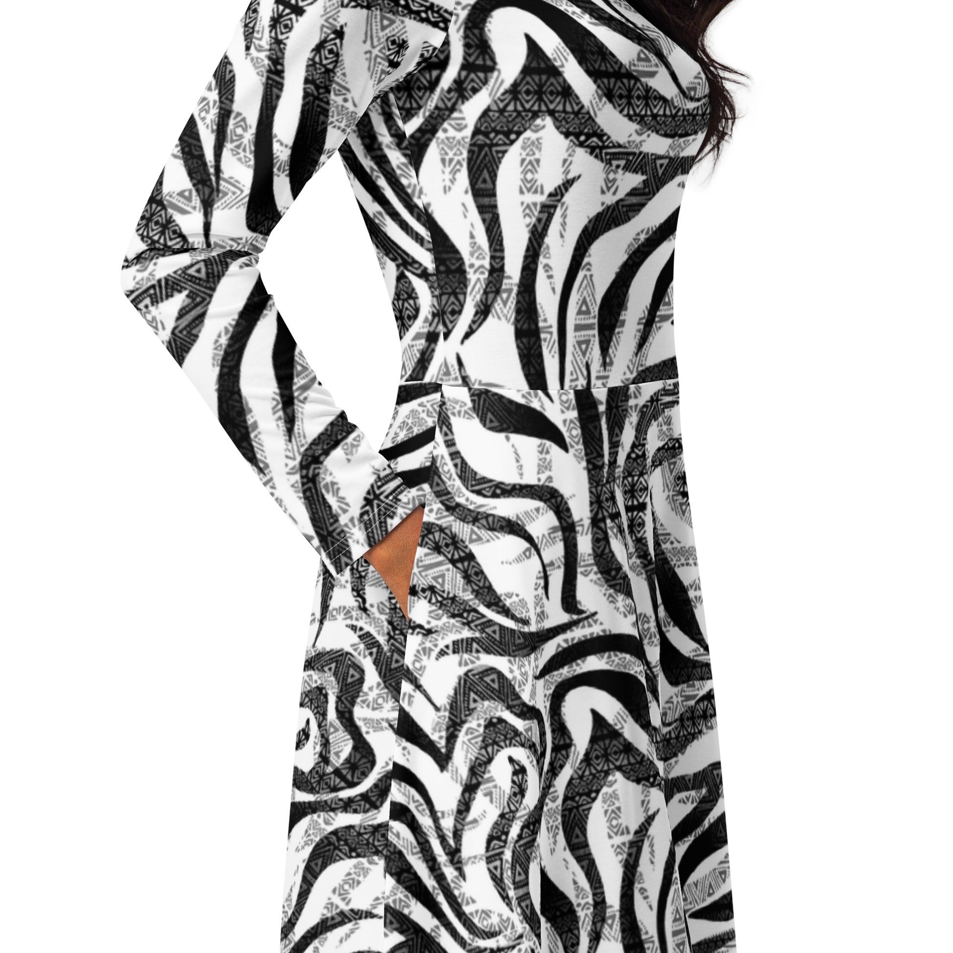 Tiffany Sleeve Midi Dress - Activewear Well