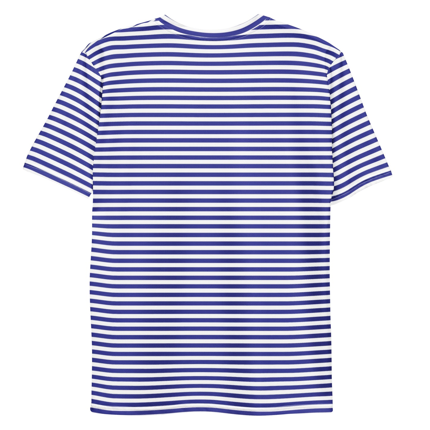 Men's Blue Striped Casual T-Shirt - Activewear Well