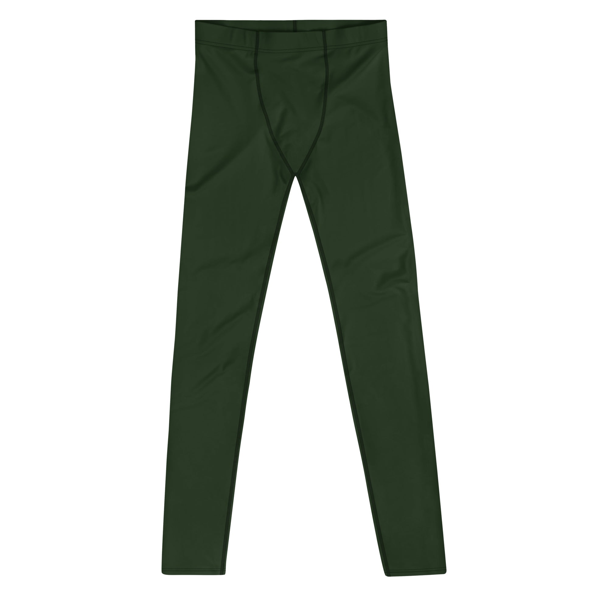 Men's Army Green Leggings - Activewear Well