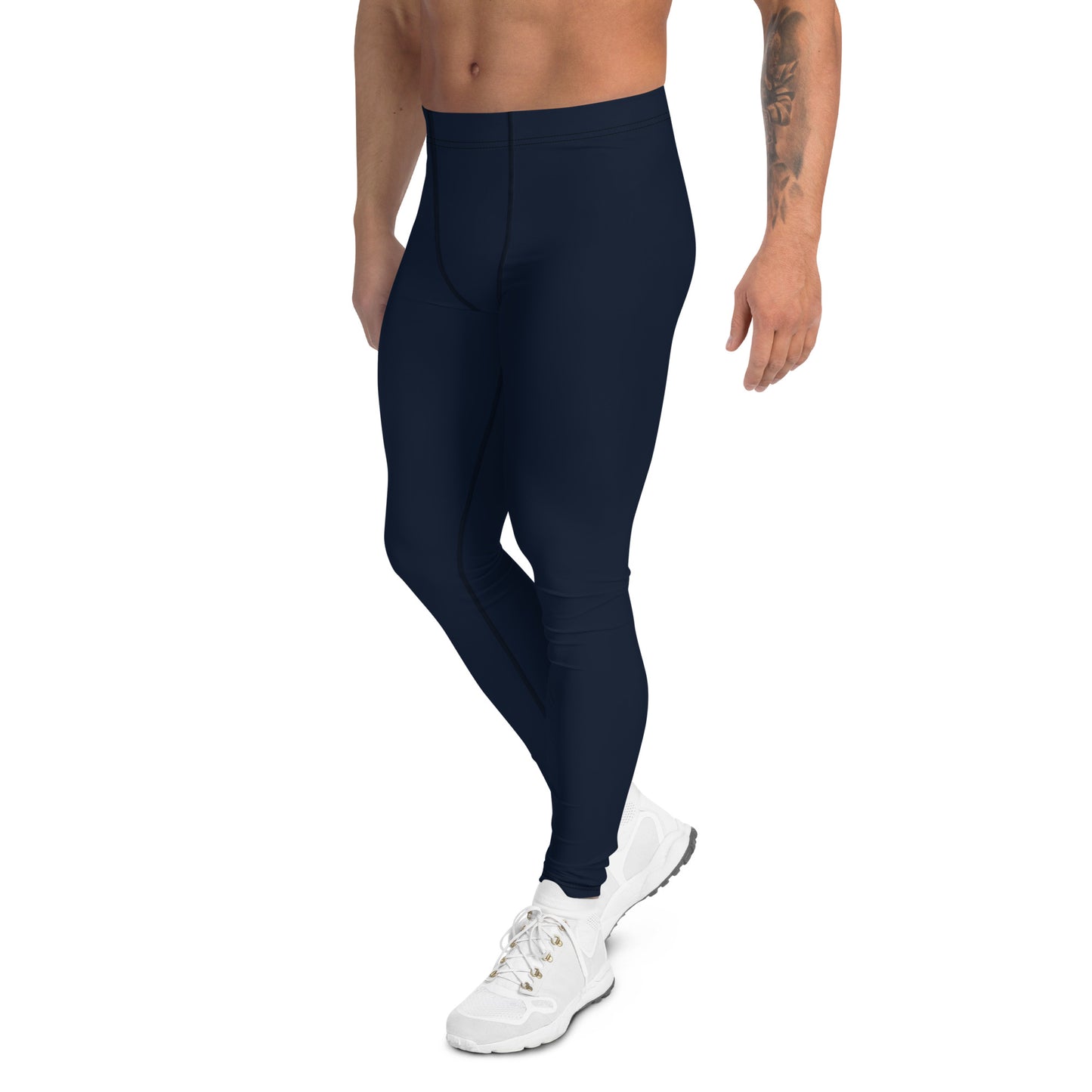 Men's  Navy Leggings - Activewear Well
