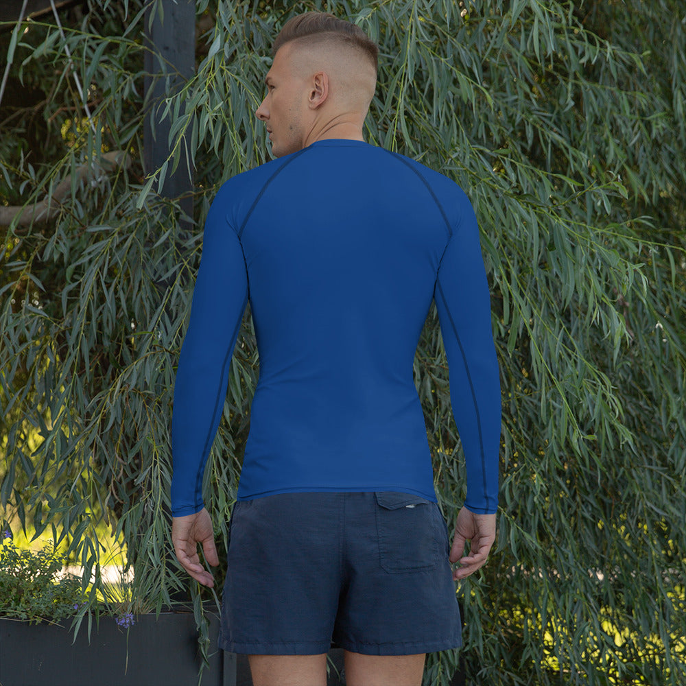 Men's Sky Blue Rash Guard - Activewear Well