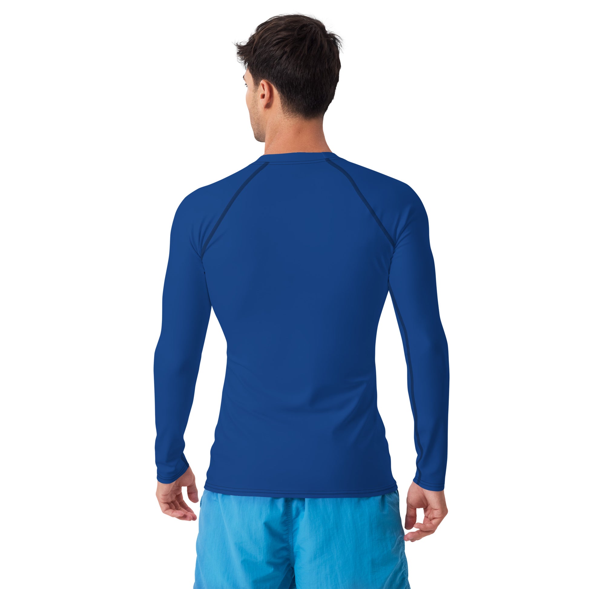 Men's Sky Blue Rash Guard - Activewear Well