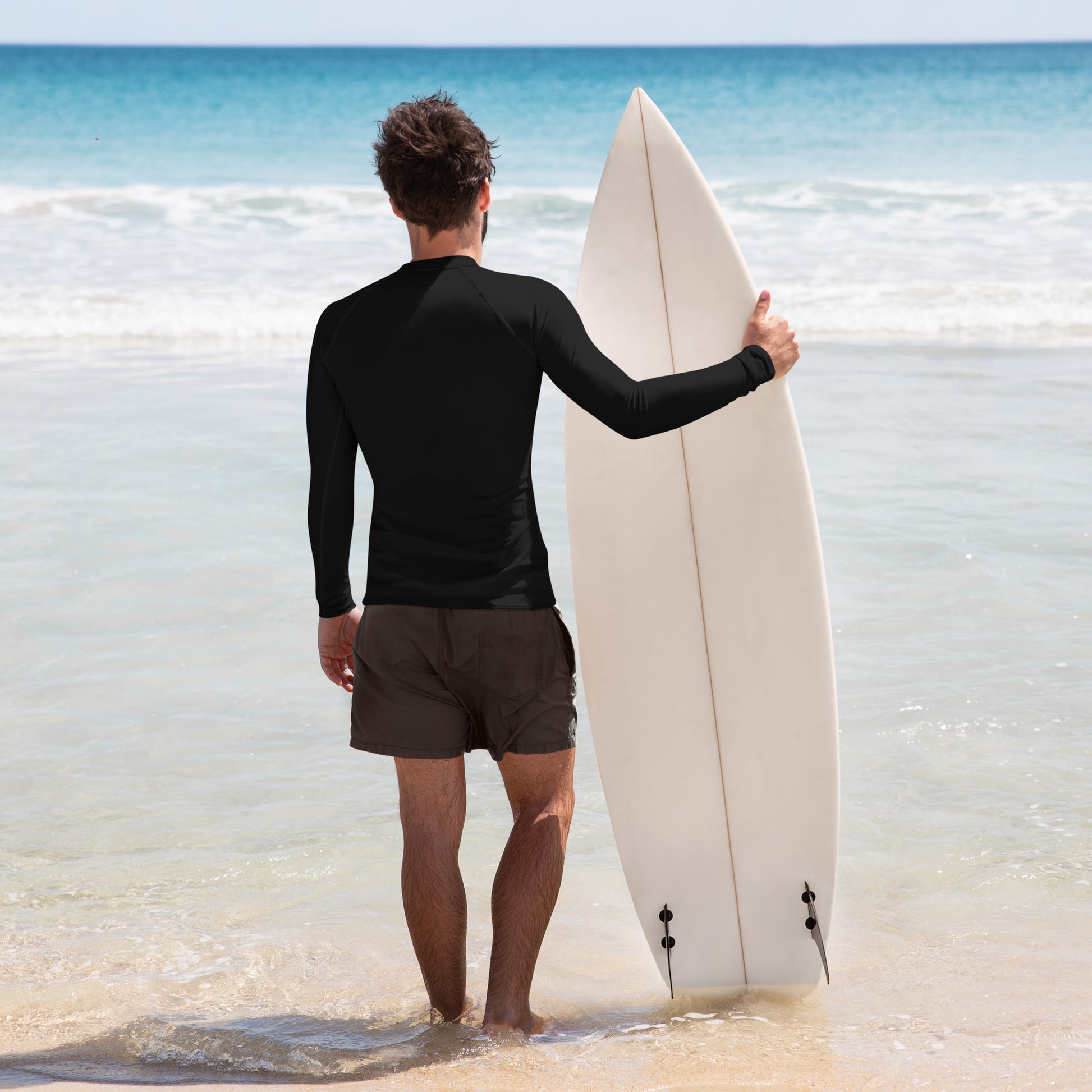 Men's Black Rash Guard - Activewear Well