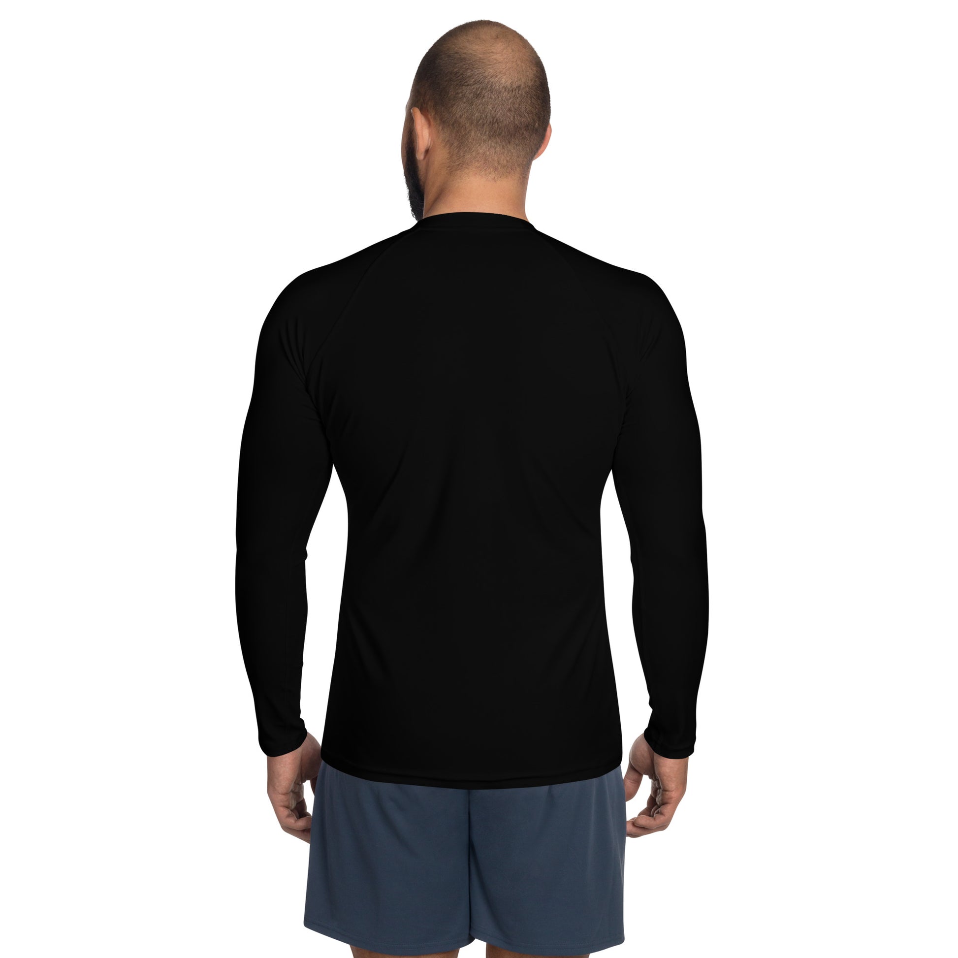Men's Black Rash Guard - Activewear Well