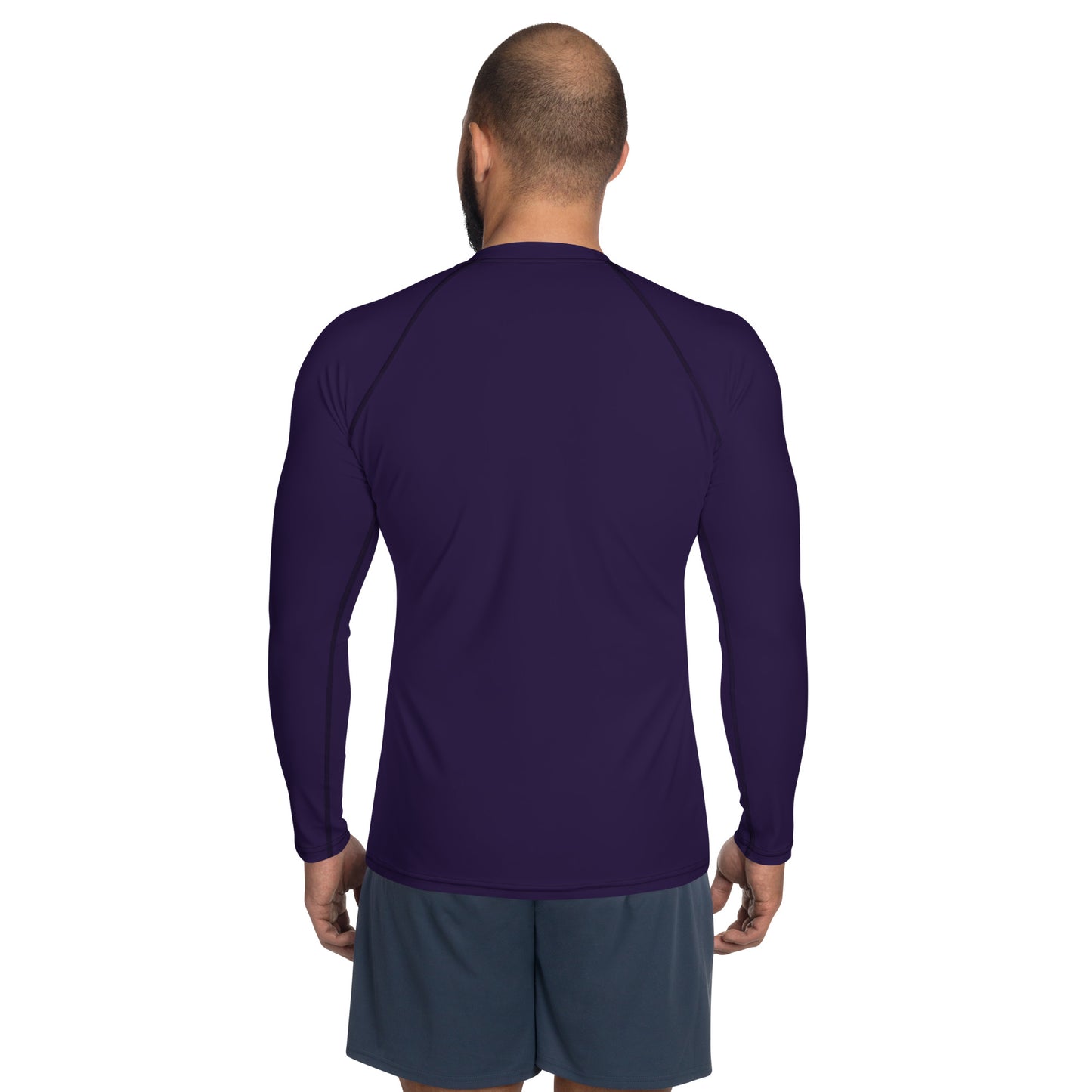 Men's Dark Purple Rash Guard - Activewear Well
