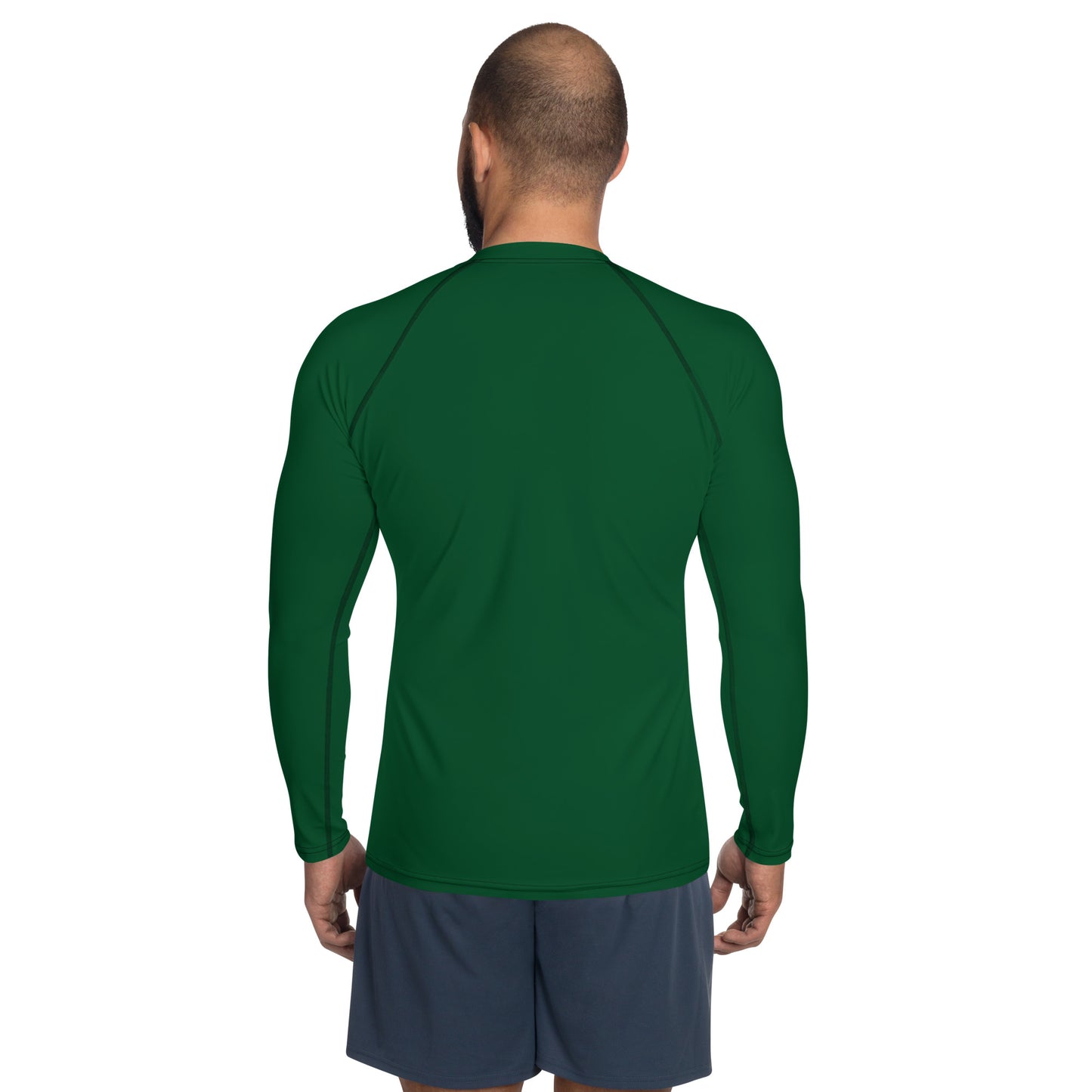 Men's Forest Green Rash Guard - Activewear Well