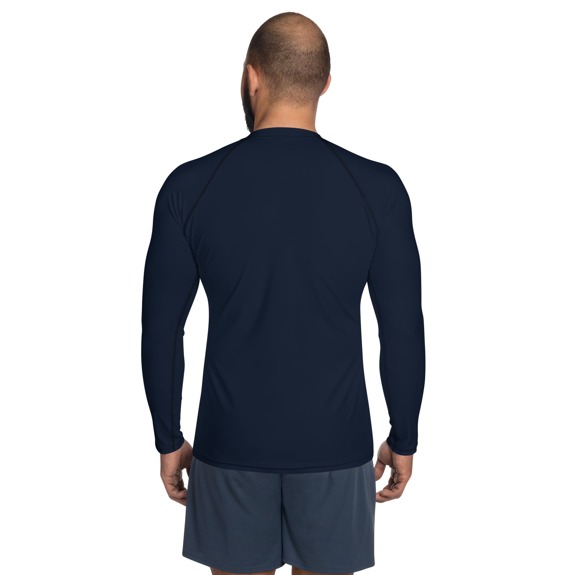 Men's Navy Rash Guard - Activewear Well