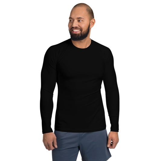 Men's Black Rash Guard - Activewear Well