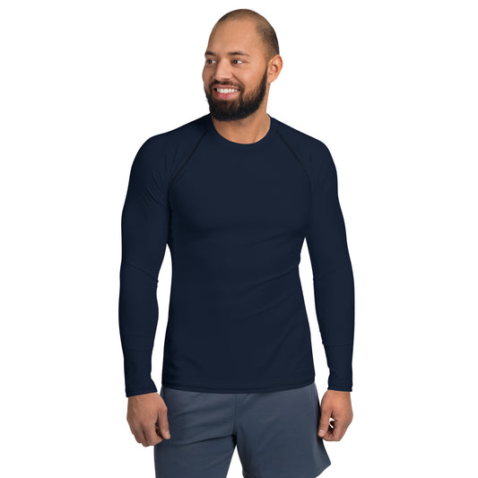 Men's Navy Rash Guard - Activewear Well