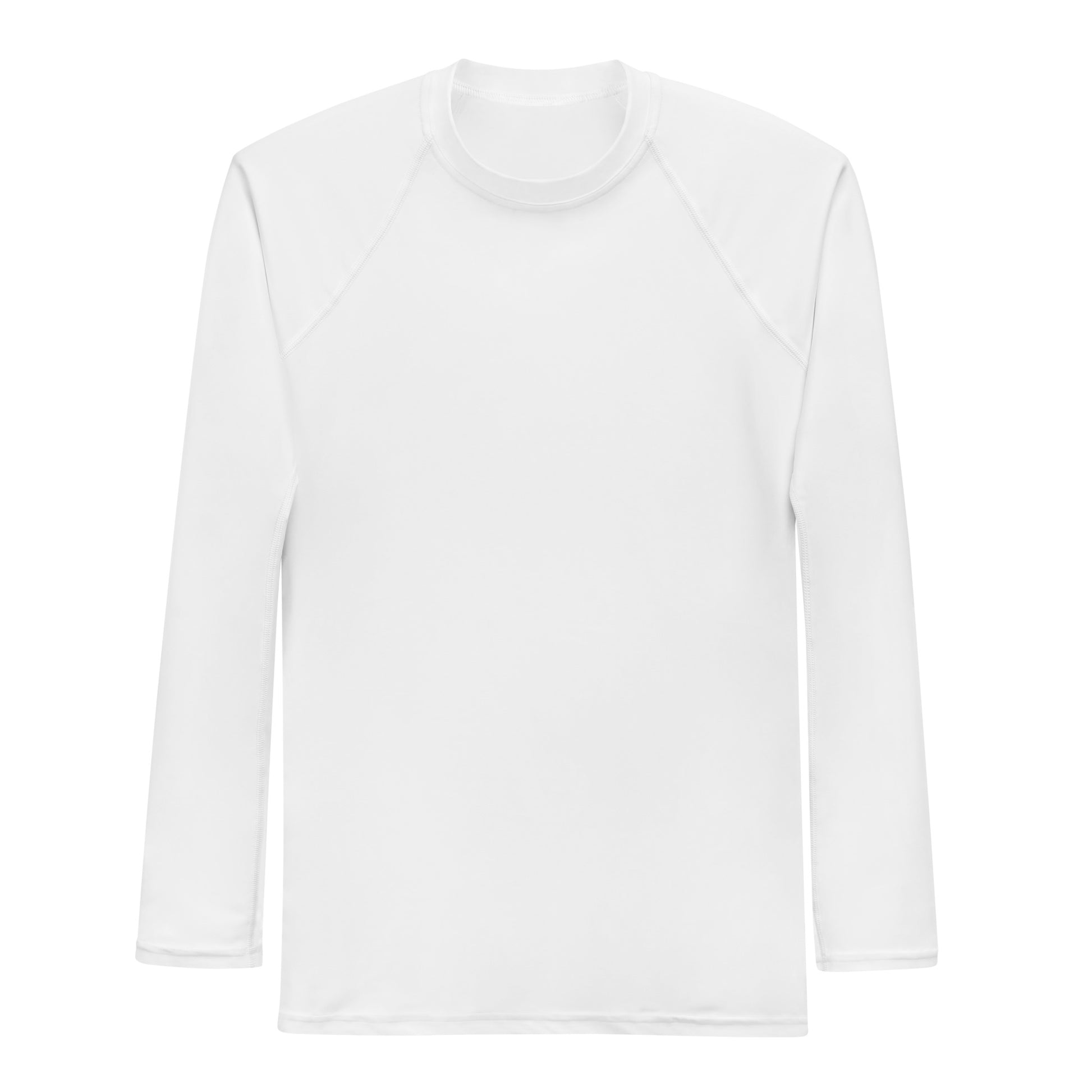 Men's White Rash Guard - Activewear Well